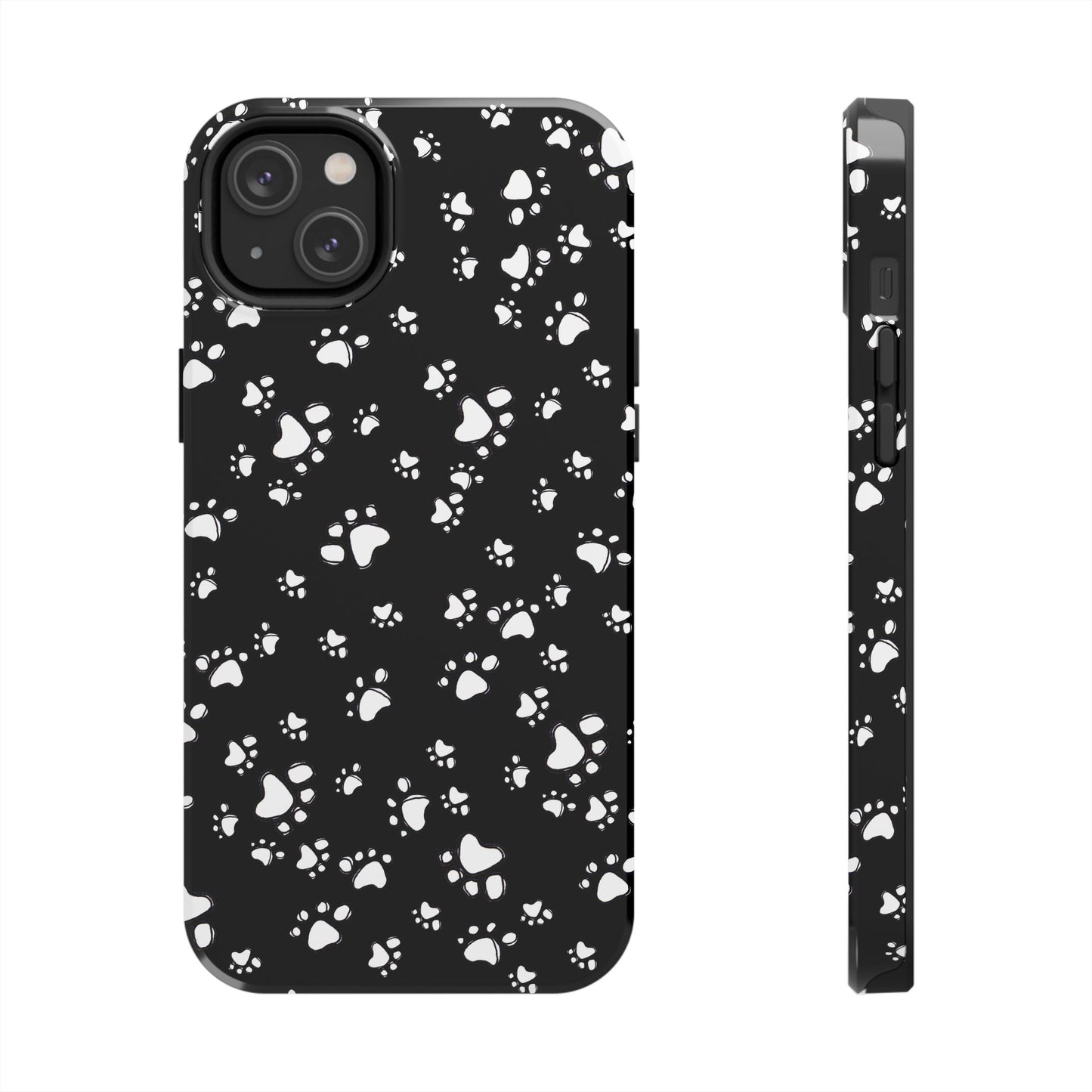Paw Flakes Black Phone Case