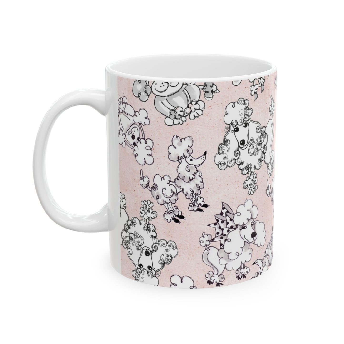 Paris Poodles Pink Cup