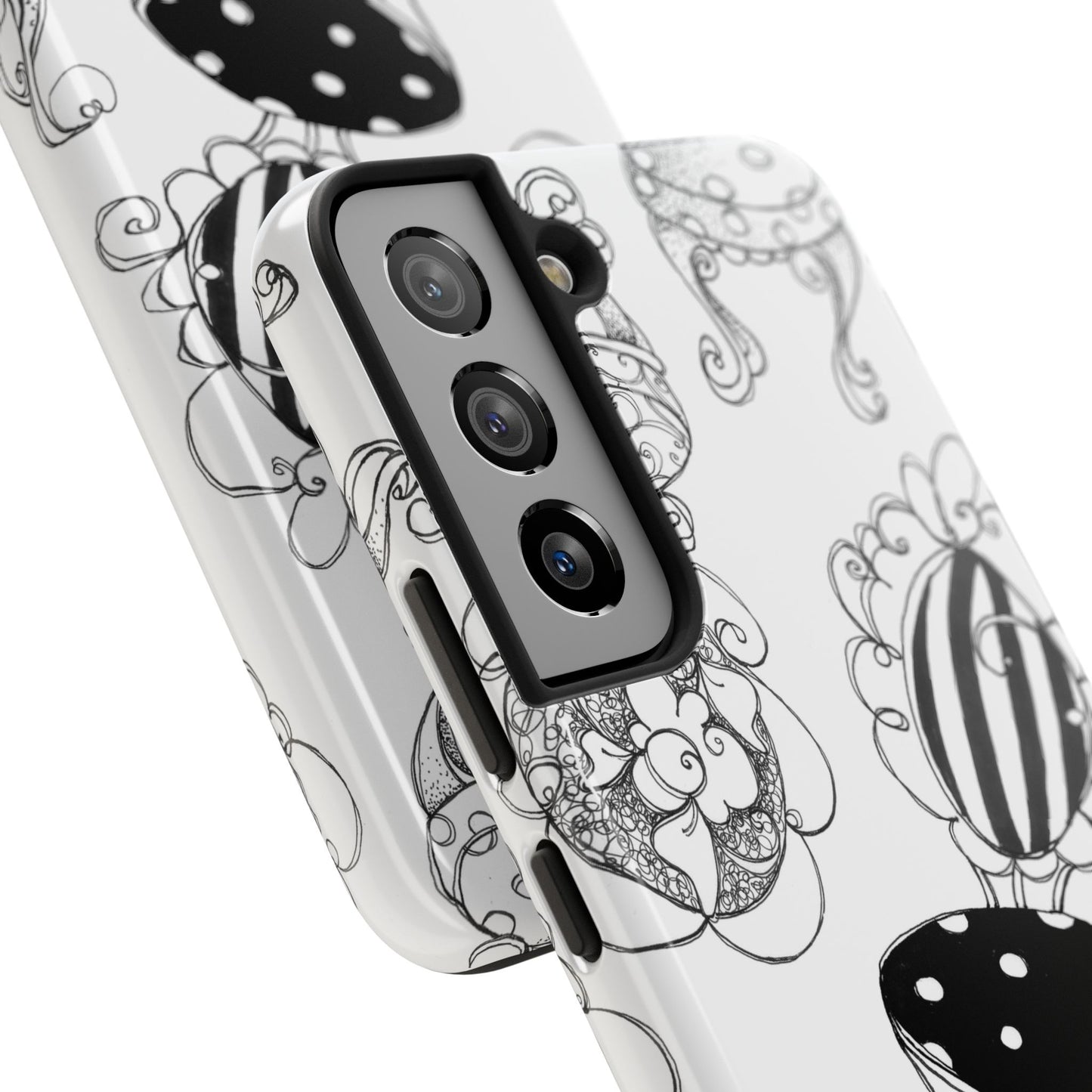 Bistro Chairs White Phone Case