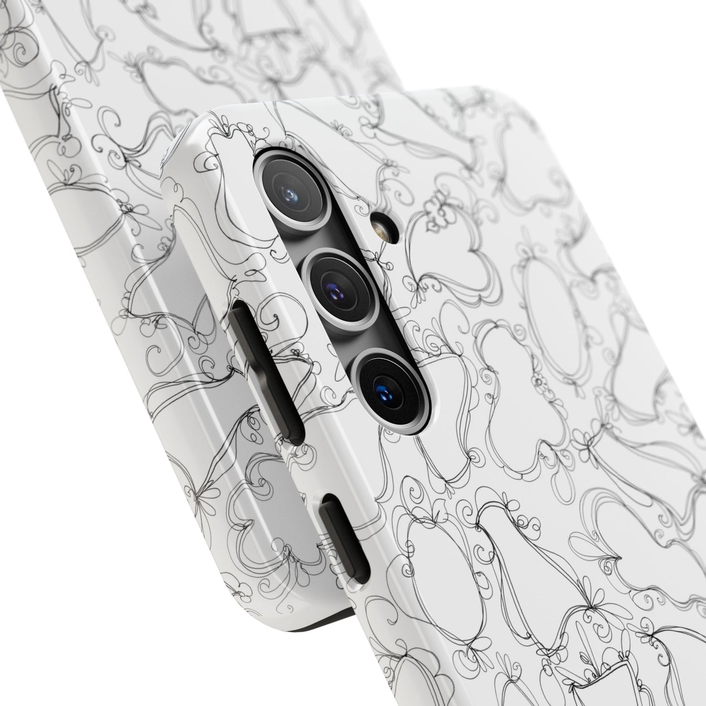 Frames White / Black Phone Case