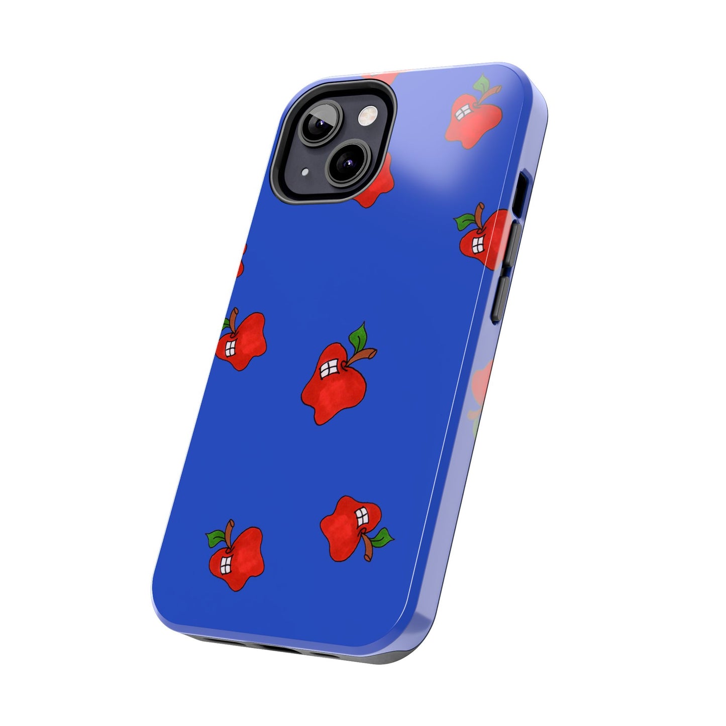 Flying Apples Blue Phone Case