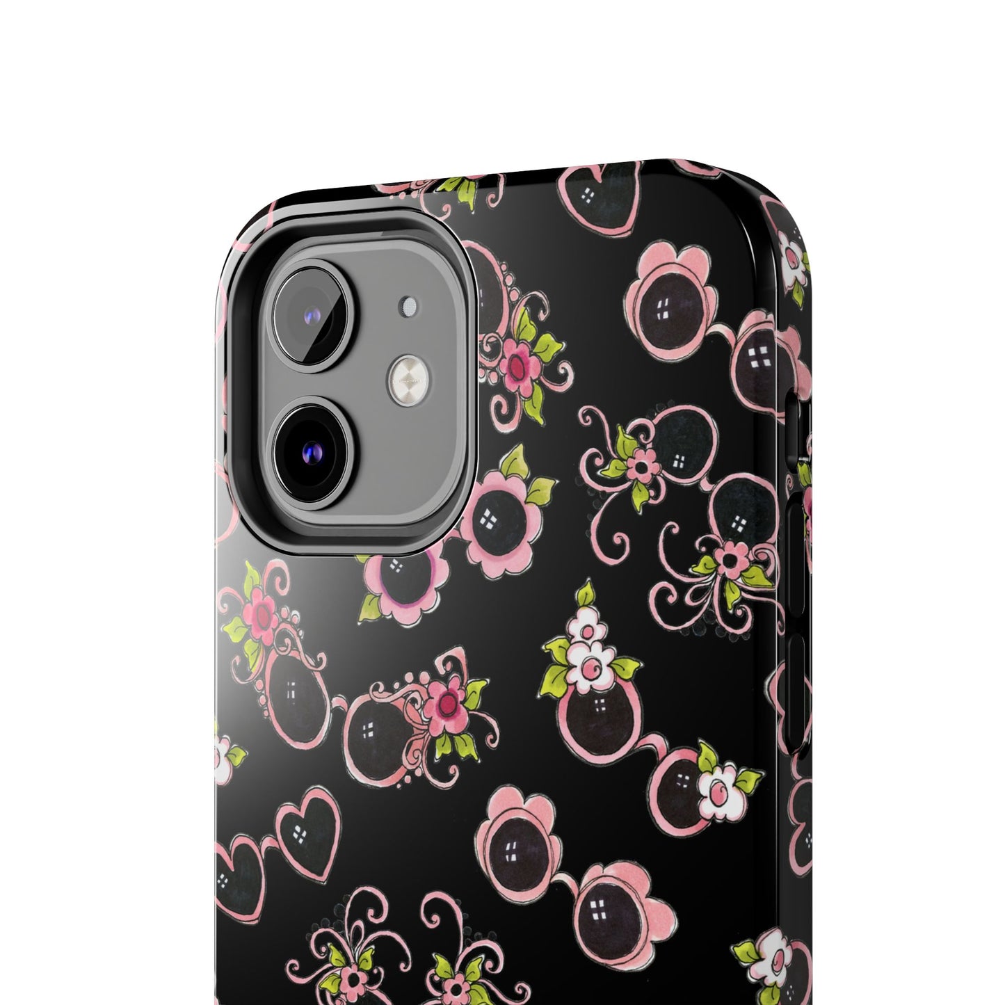 Tossed Shades Black Phone Case