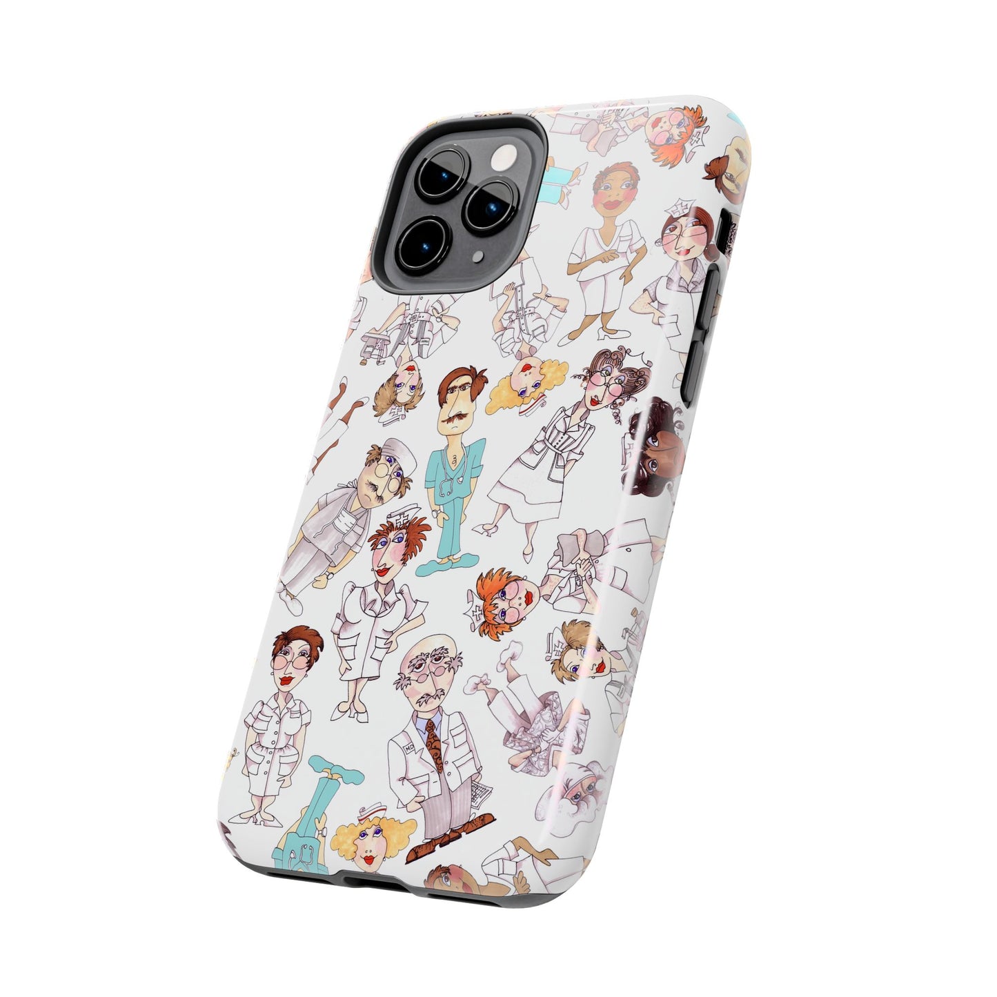 Happy Staff White Phone Case