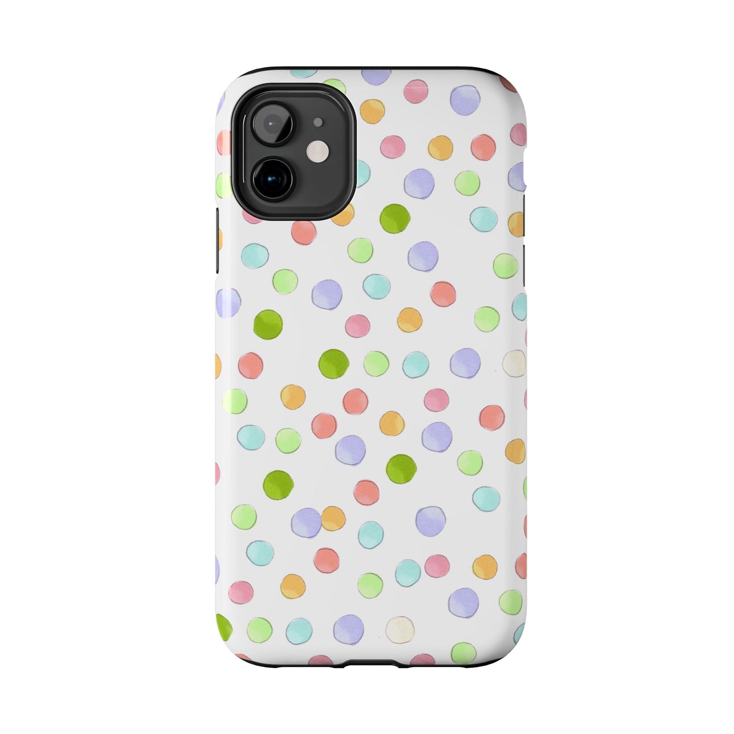 Happy Dots White Phone Case