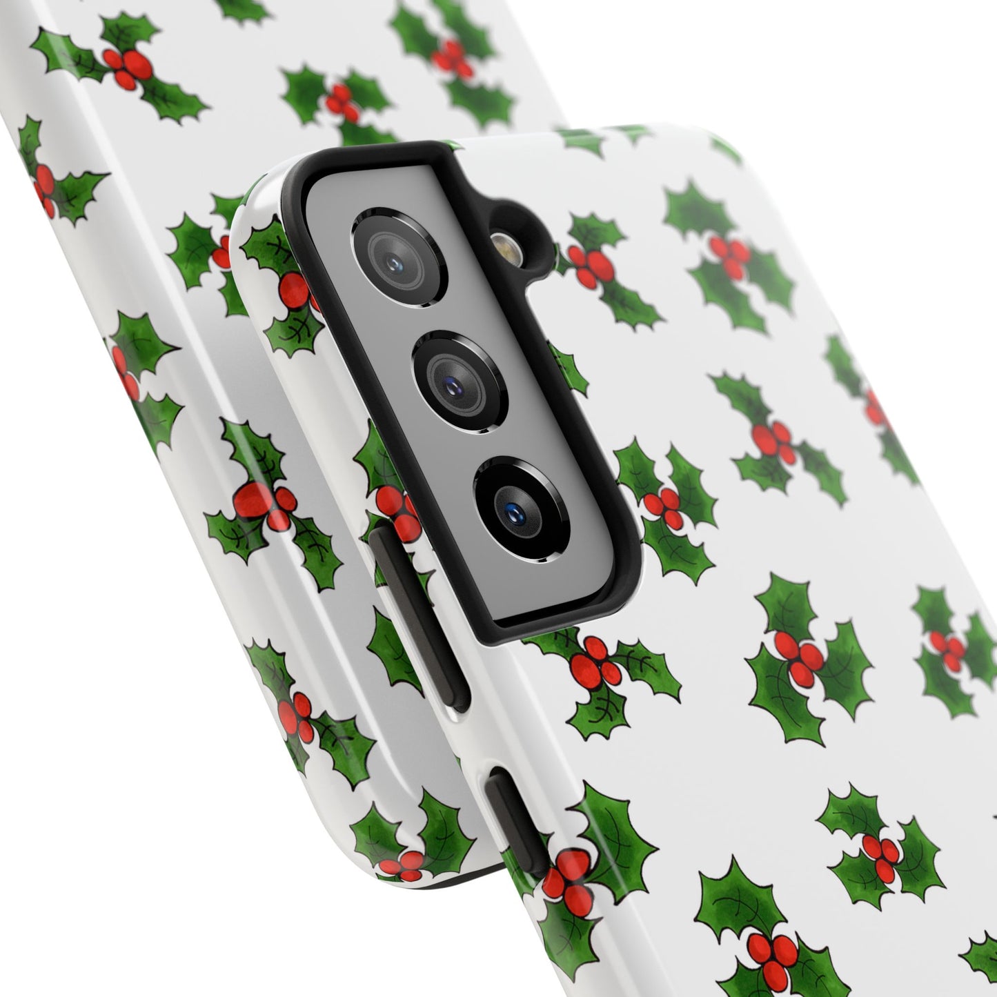 Lotsa Holly White Phone Case