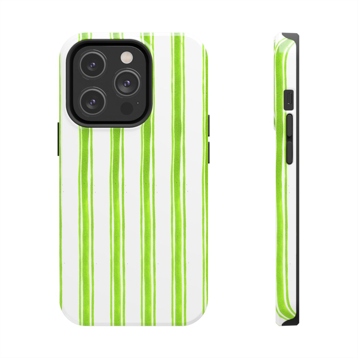 Awning Stripe Lime Phone Case