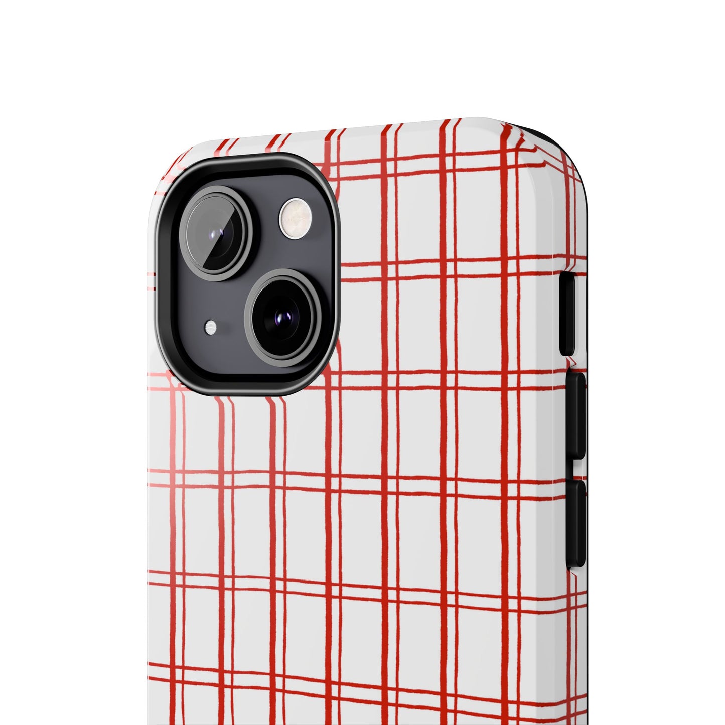 Kitchen Plaid White / Red Phone Case
