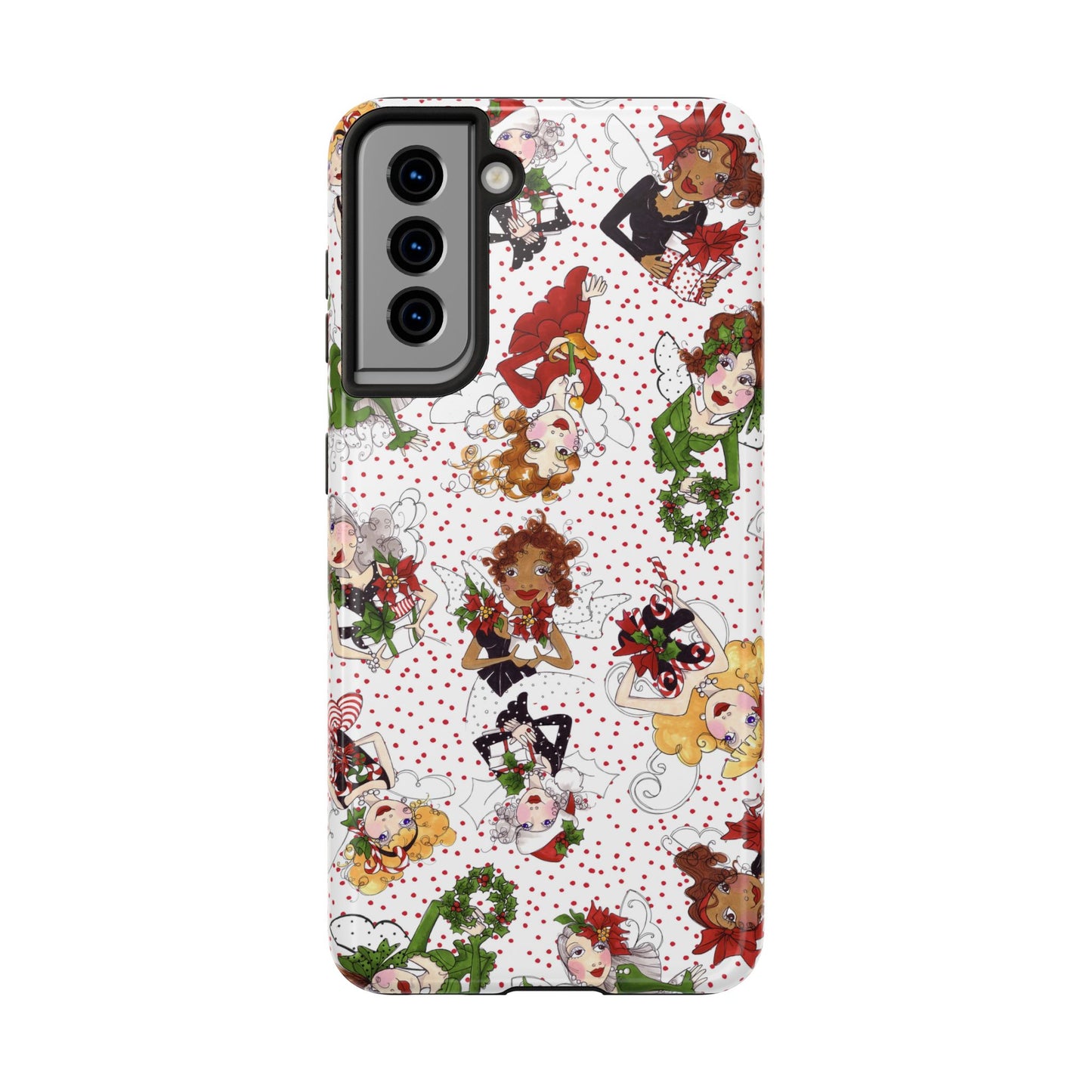 Fairy Toss White / Red Phone Case
