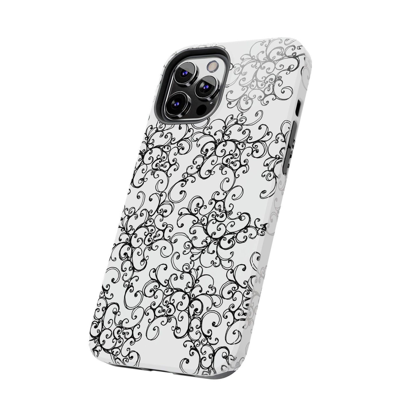 Poodle Scroll Phone Case