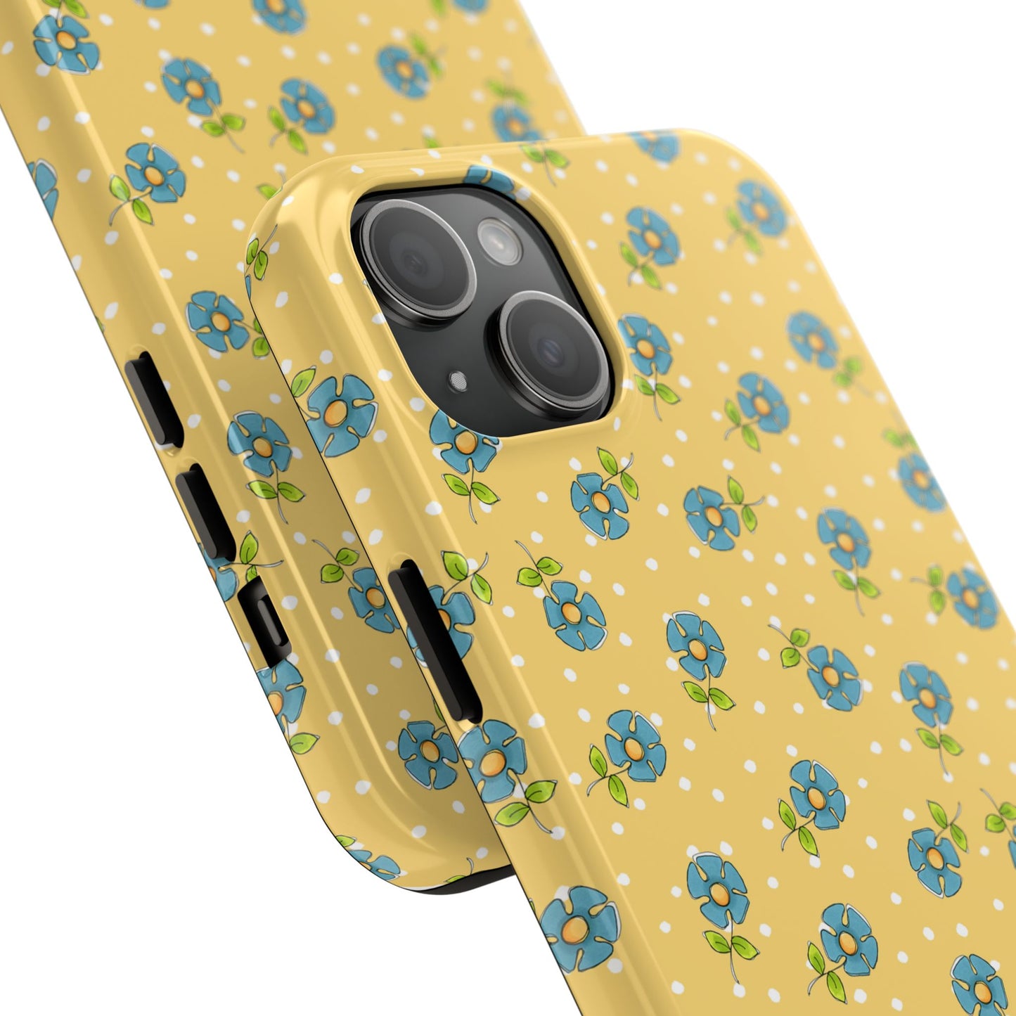 Daisy Dots Yellow Phone Case