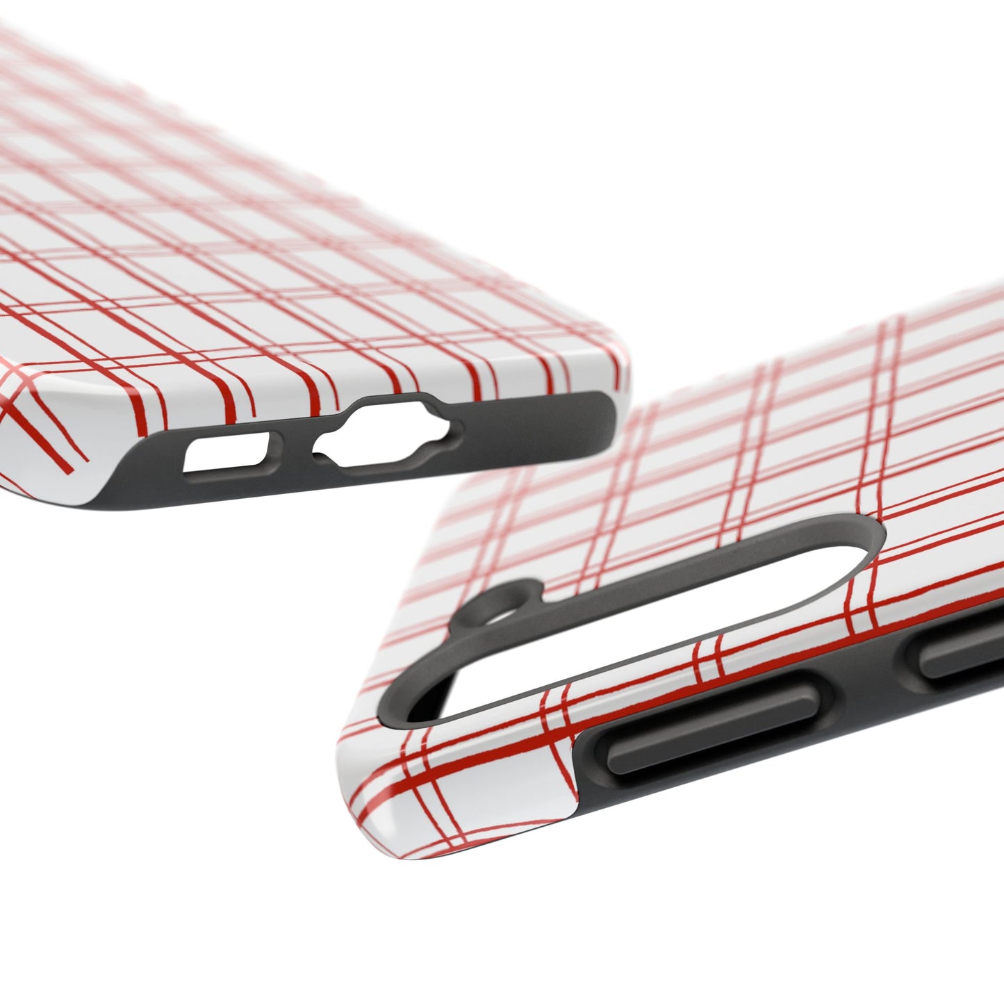 Kitchen Plaid White / Red Phone Case
