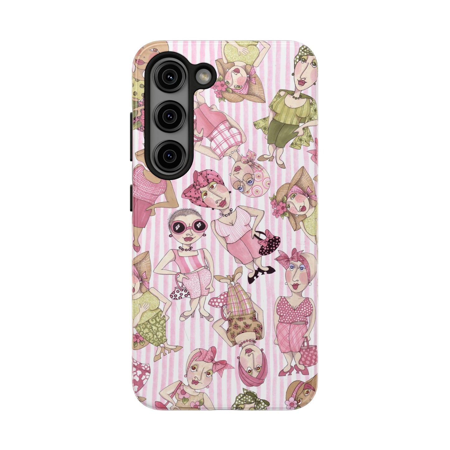 Tossed Ladies Pink Phone Case