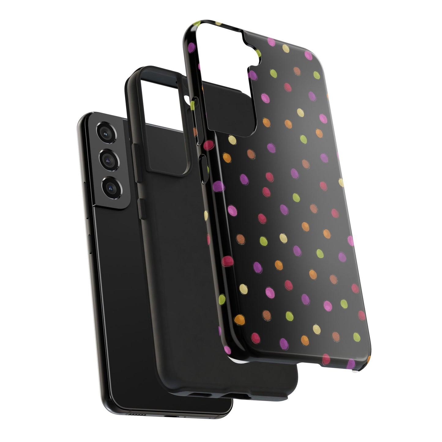 Tea Dot Black Phone Case