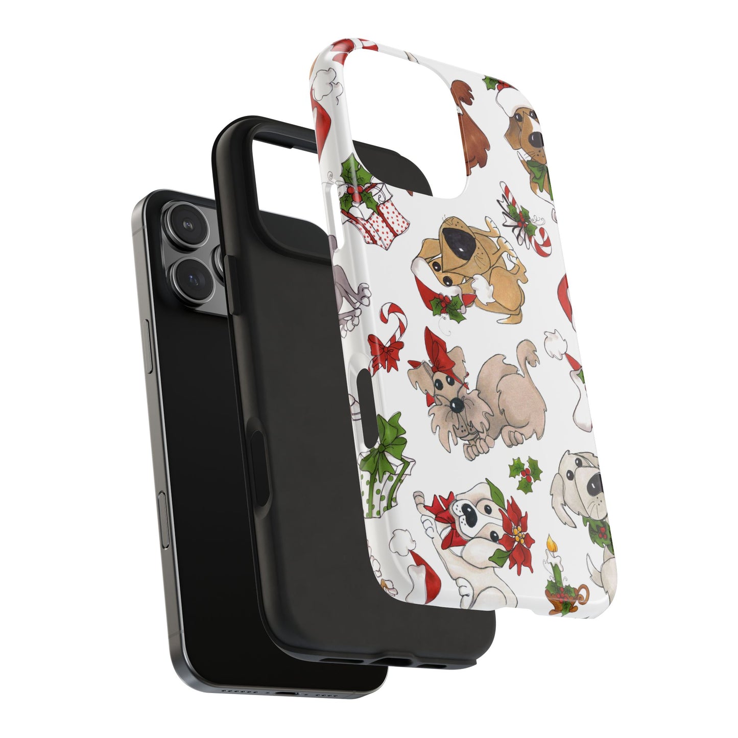 Doggie Toss White Phone Case