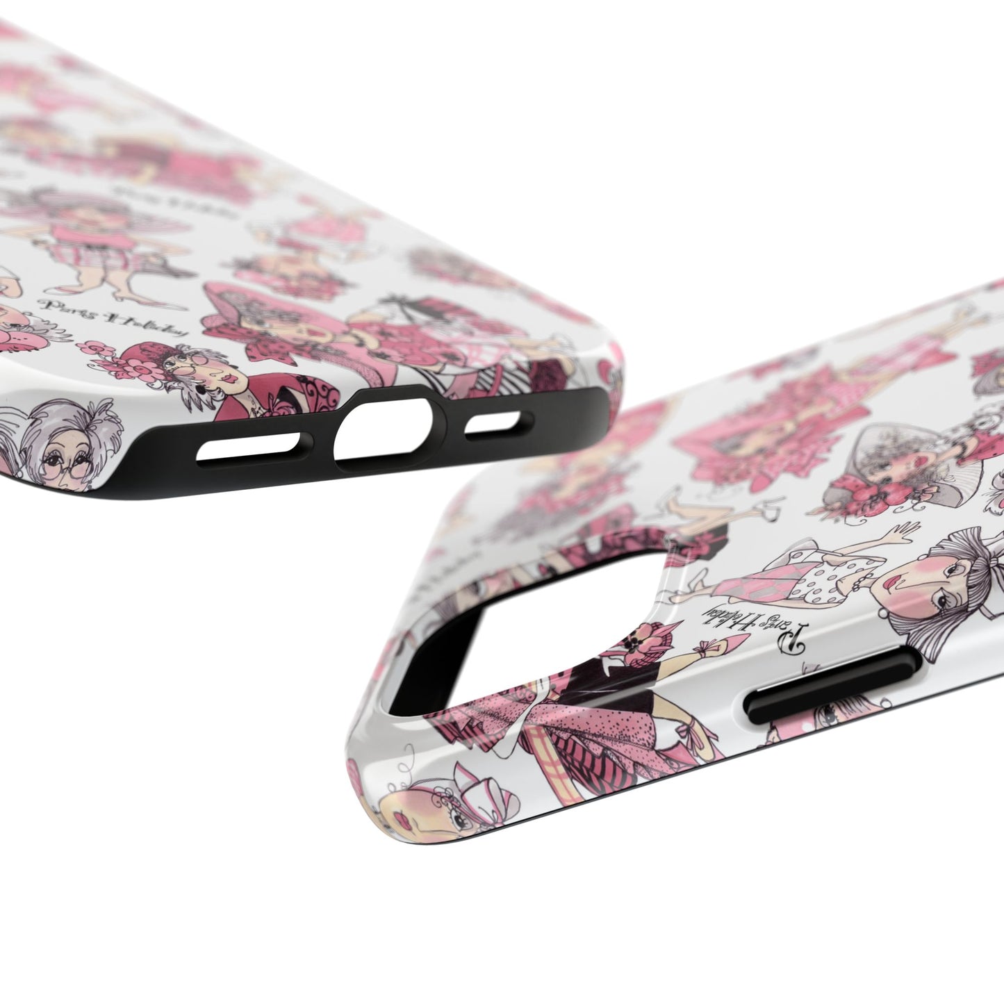 Parisians White Phone Case