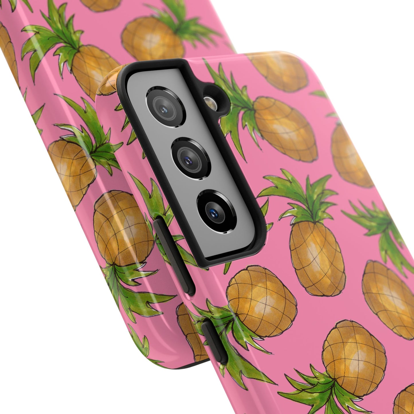 Pineapple Toss Pink Phone Case