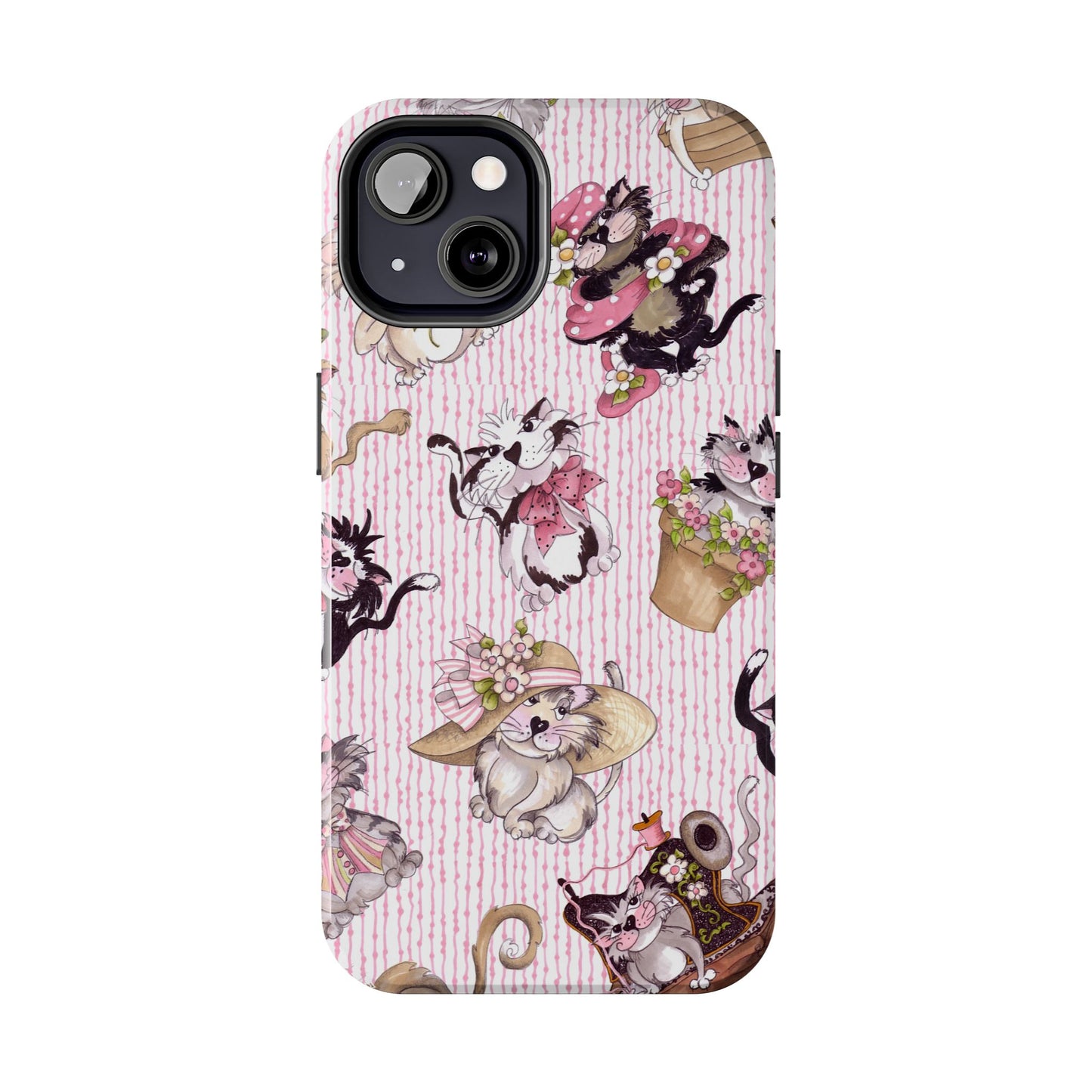 Fancy Cats Pink Phone Case