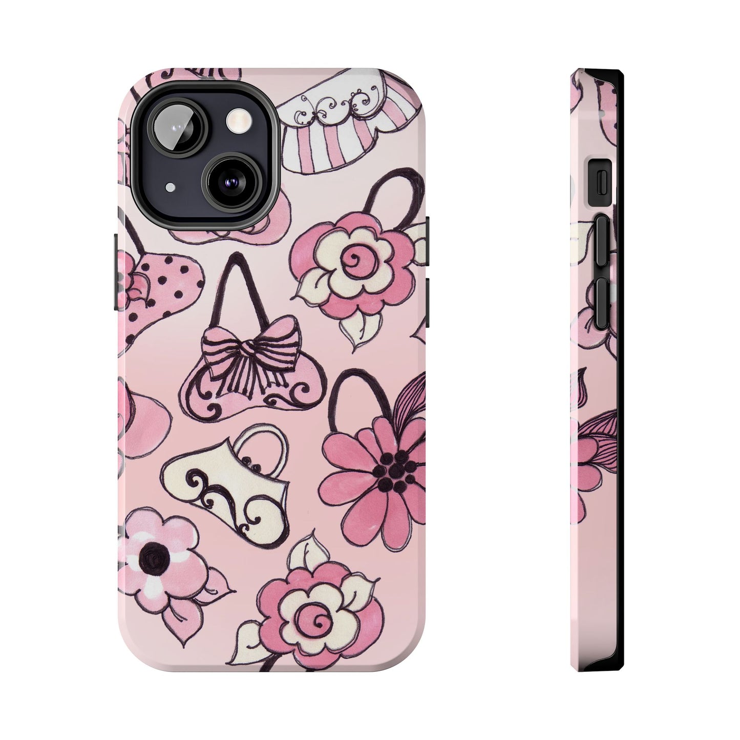Cat Bags Pink Phone Case