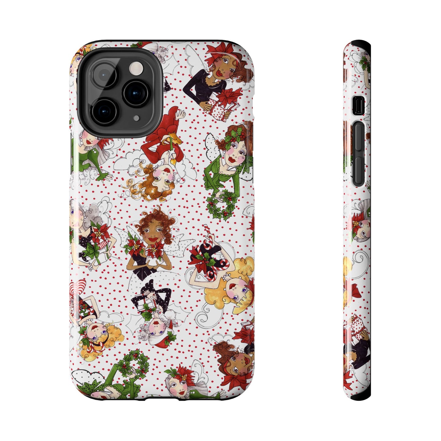 Fairy Toss White / Red Phone Case
