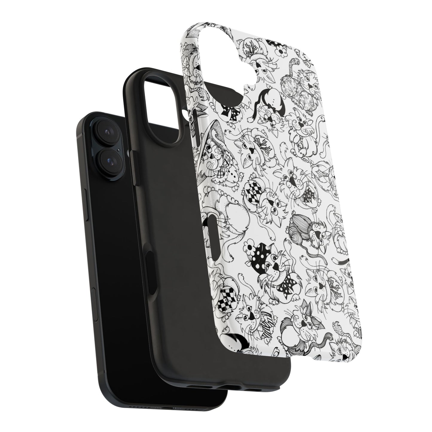 So Kitties Tossed White Phone Case