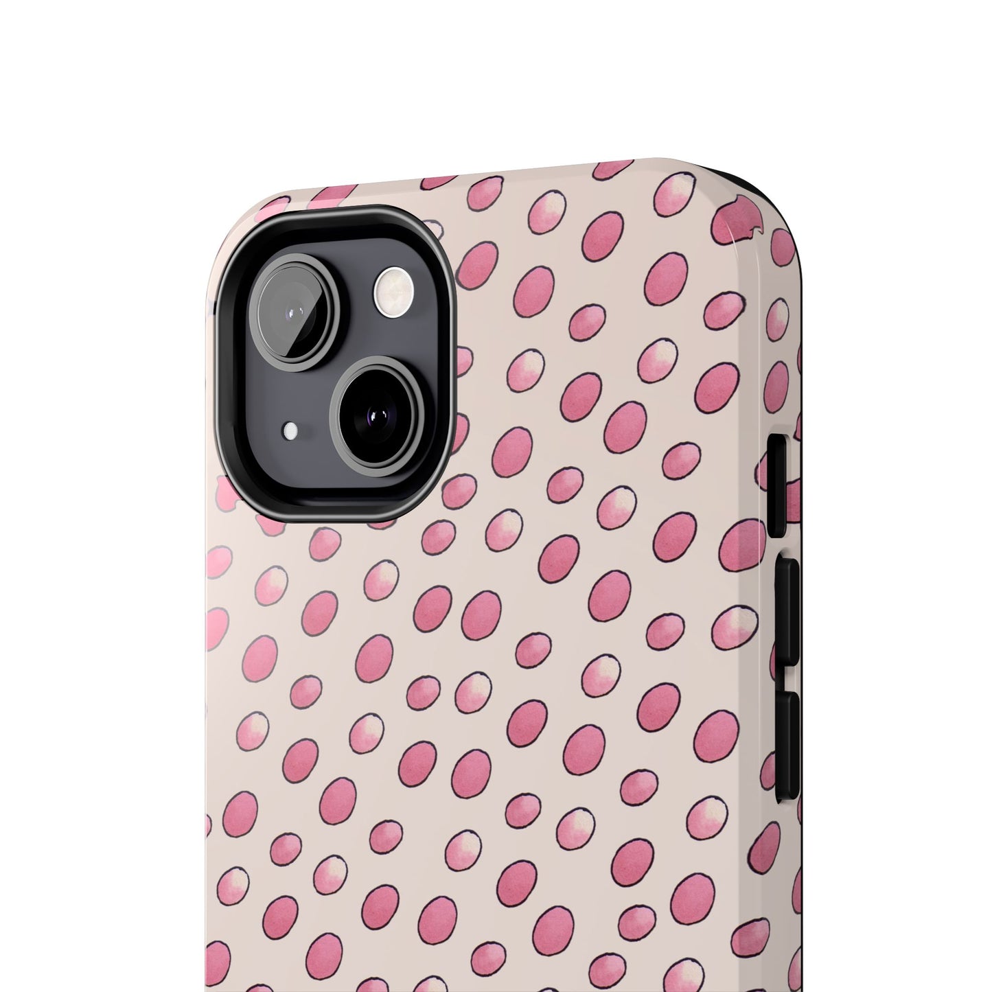 Egg Dots Vanilla / Pink Phone Case