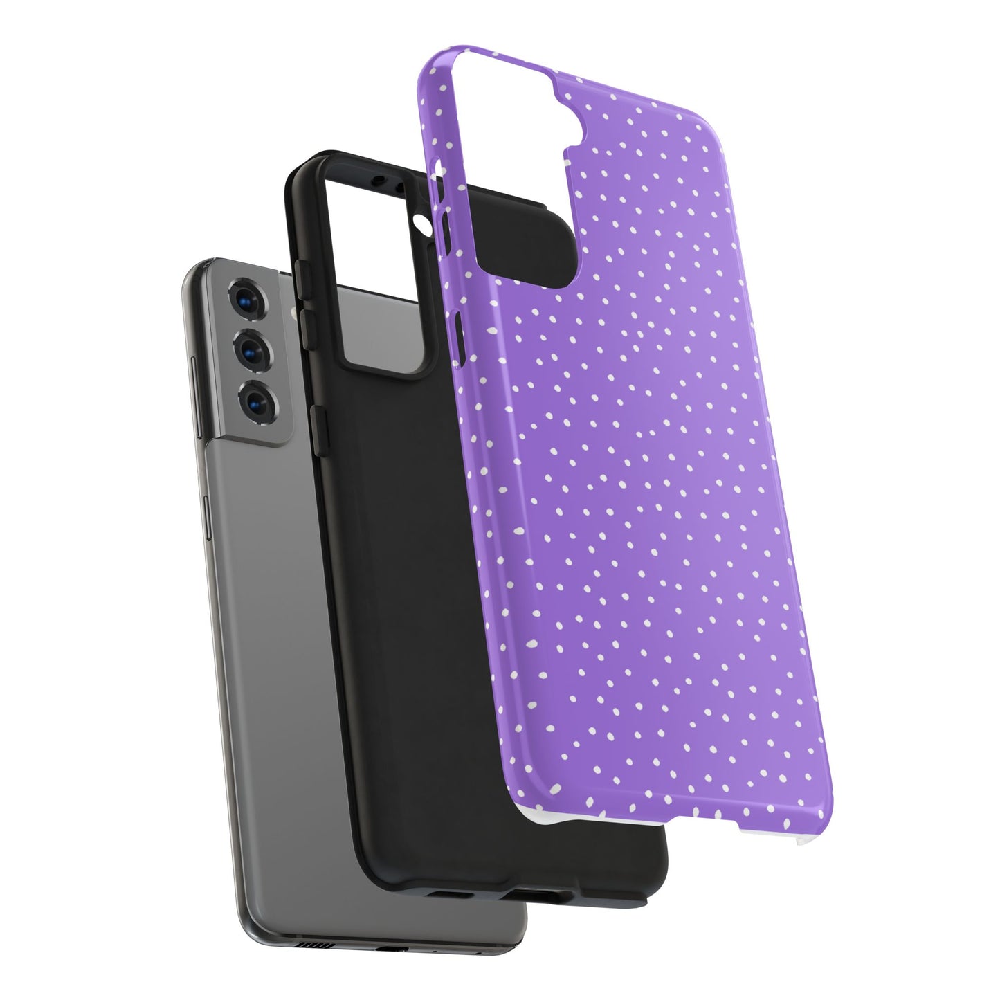 Dinky Dots Lilac / White Phone Case