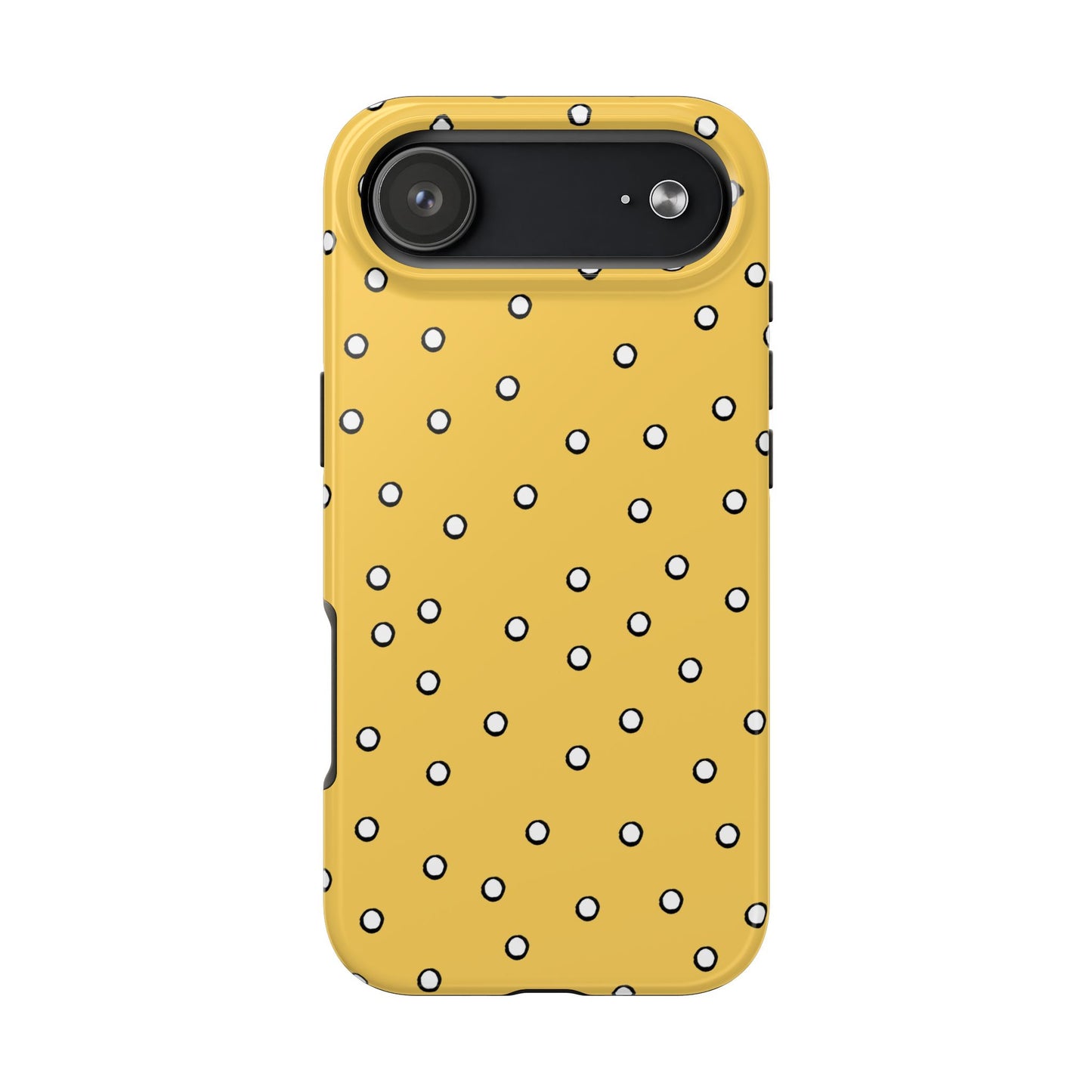 Dots Yellow / White / Black Phone Case