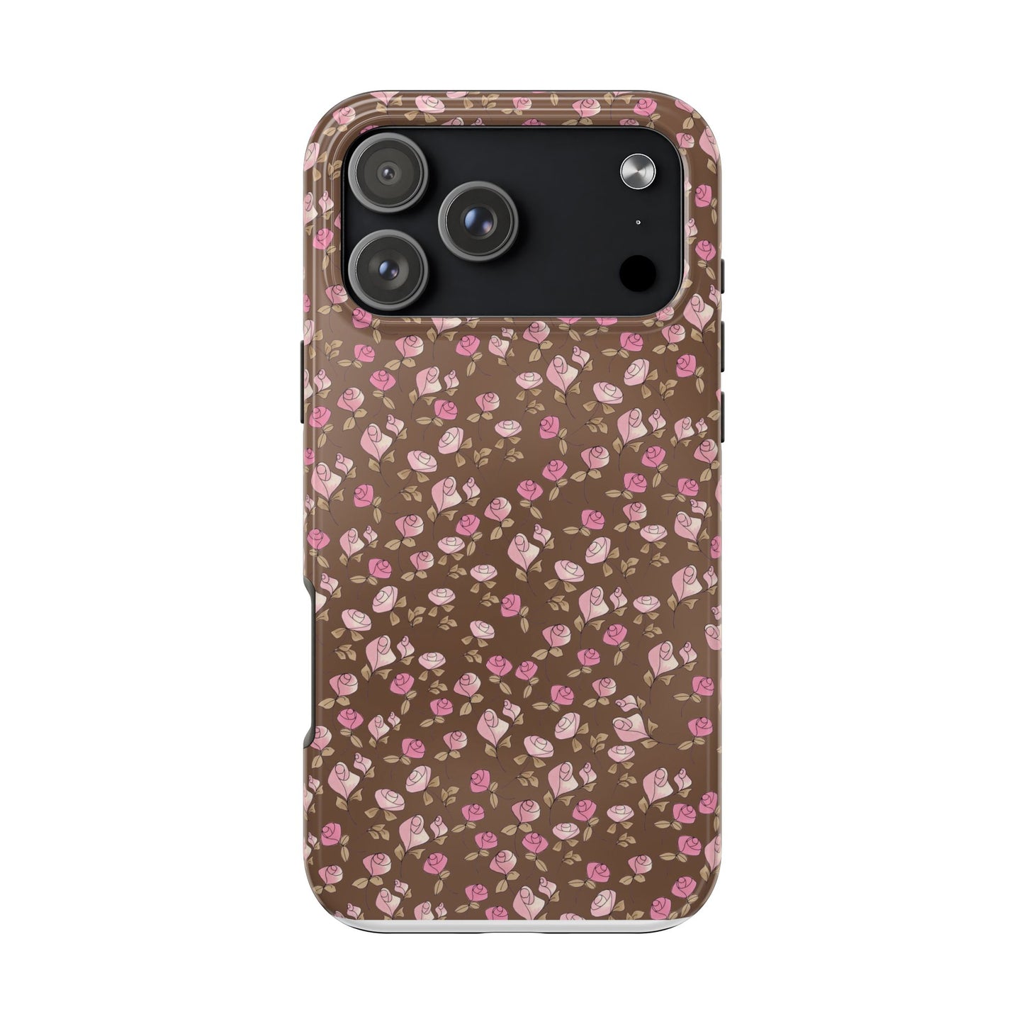 Little Bitty Roses Chocolate Phone Case