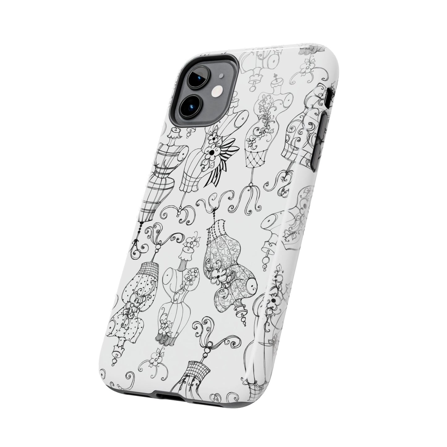 Mannequinique White / Black Phone Case