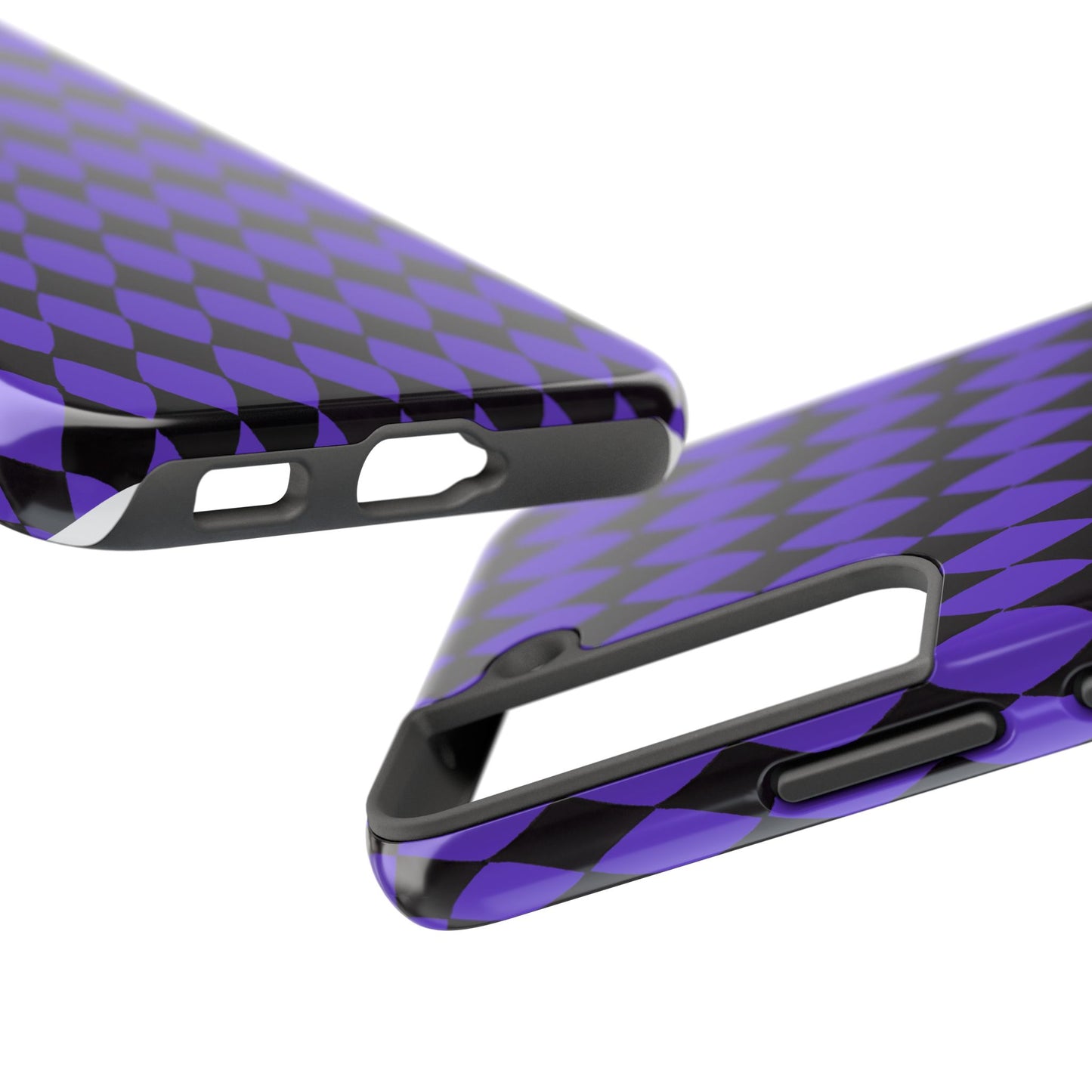 Diamond Purple / Black Phone Case