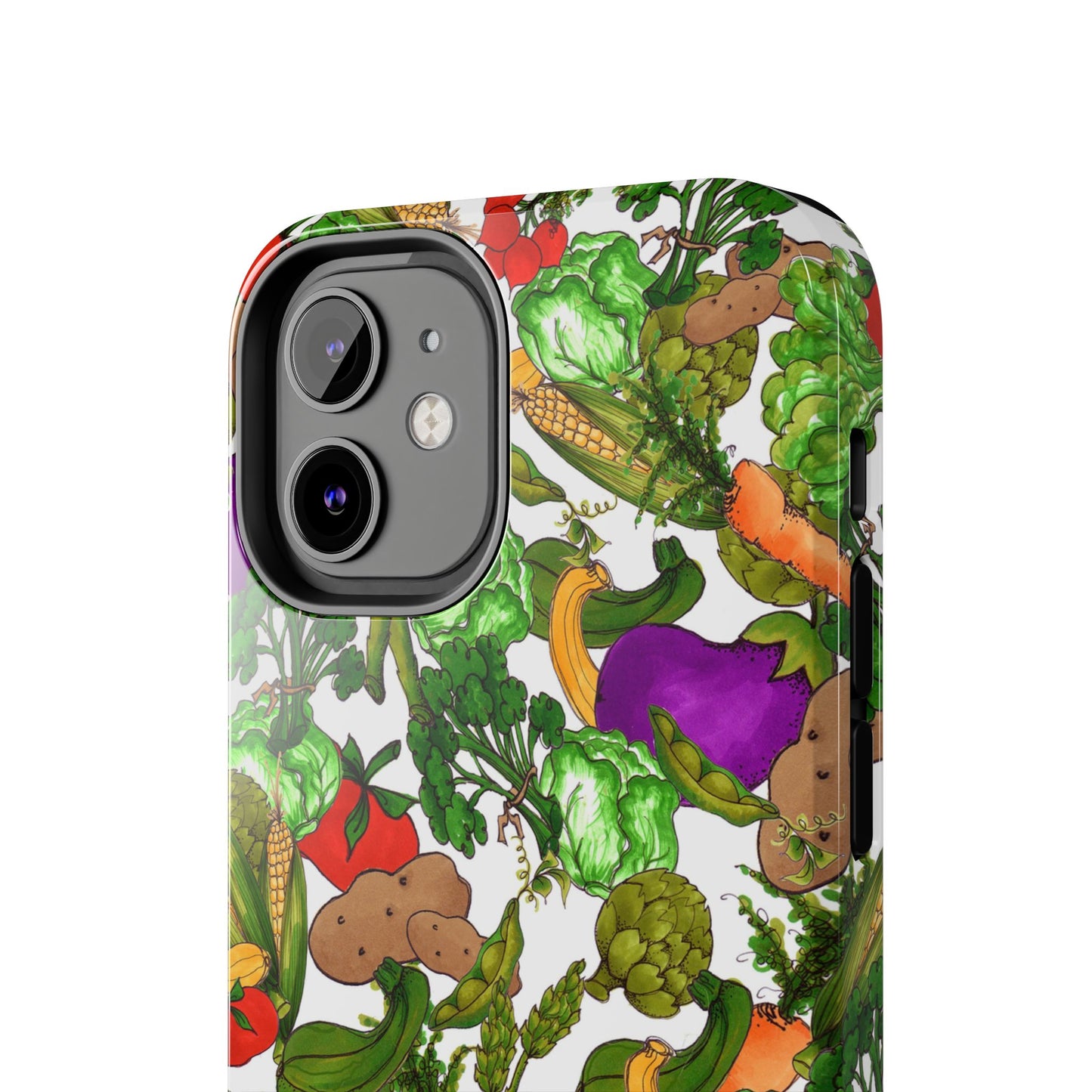 Veggie Jungle White Phone Case
