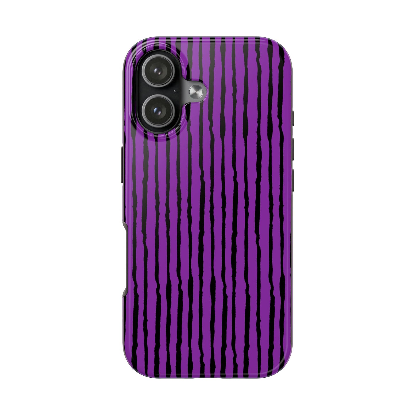 Sorta Stripe Purple / Black Phone Case