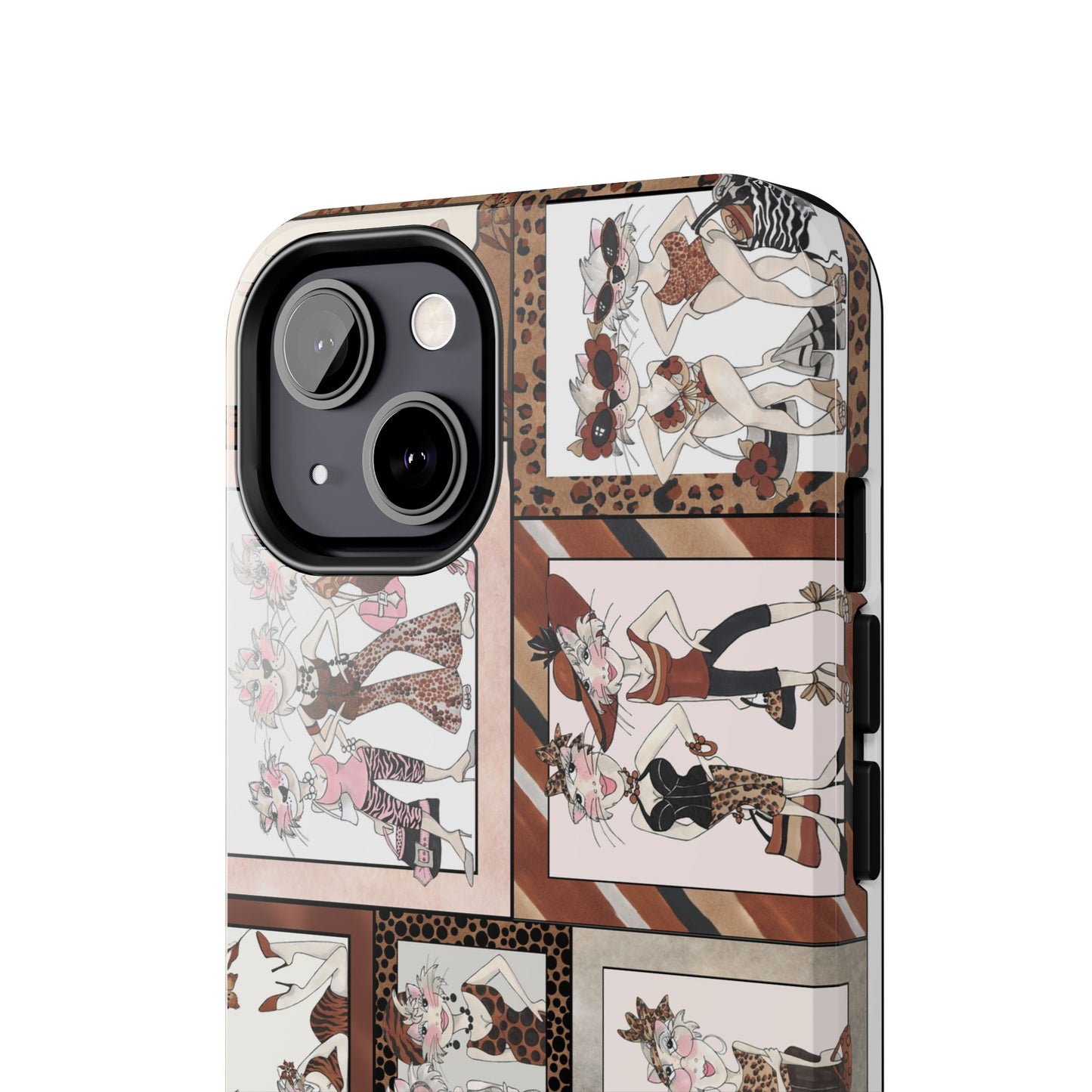 Wild Cat Woman Phone Case