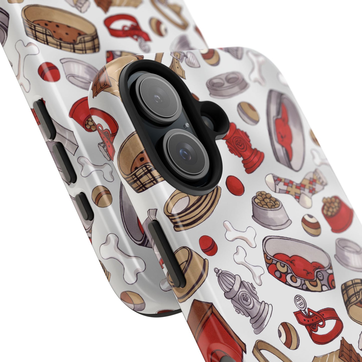 Doggie Stuff Gray Phone Case