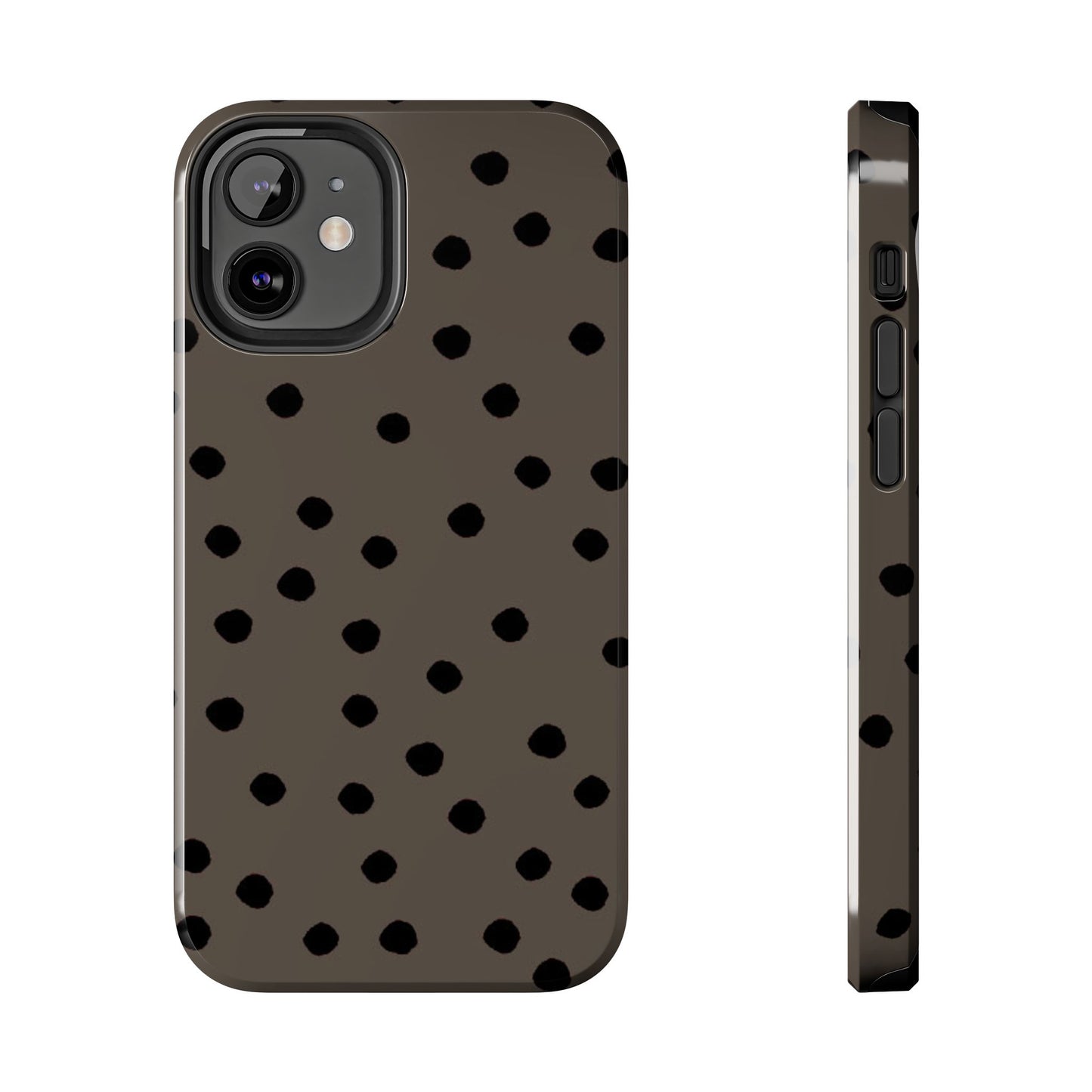 Dinky Dots Toast / Black Phone Case