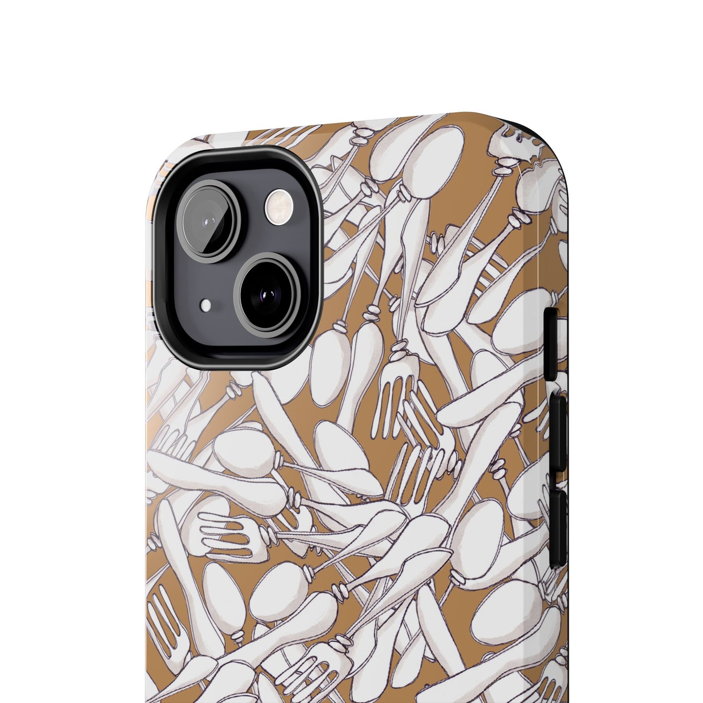 Silverware Wars Brown Phone Case