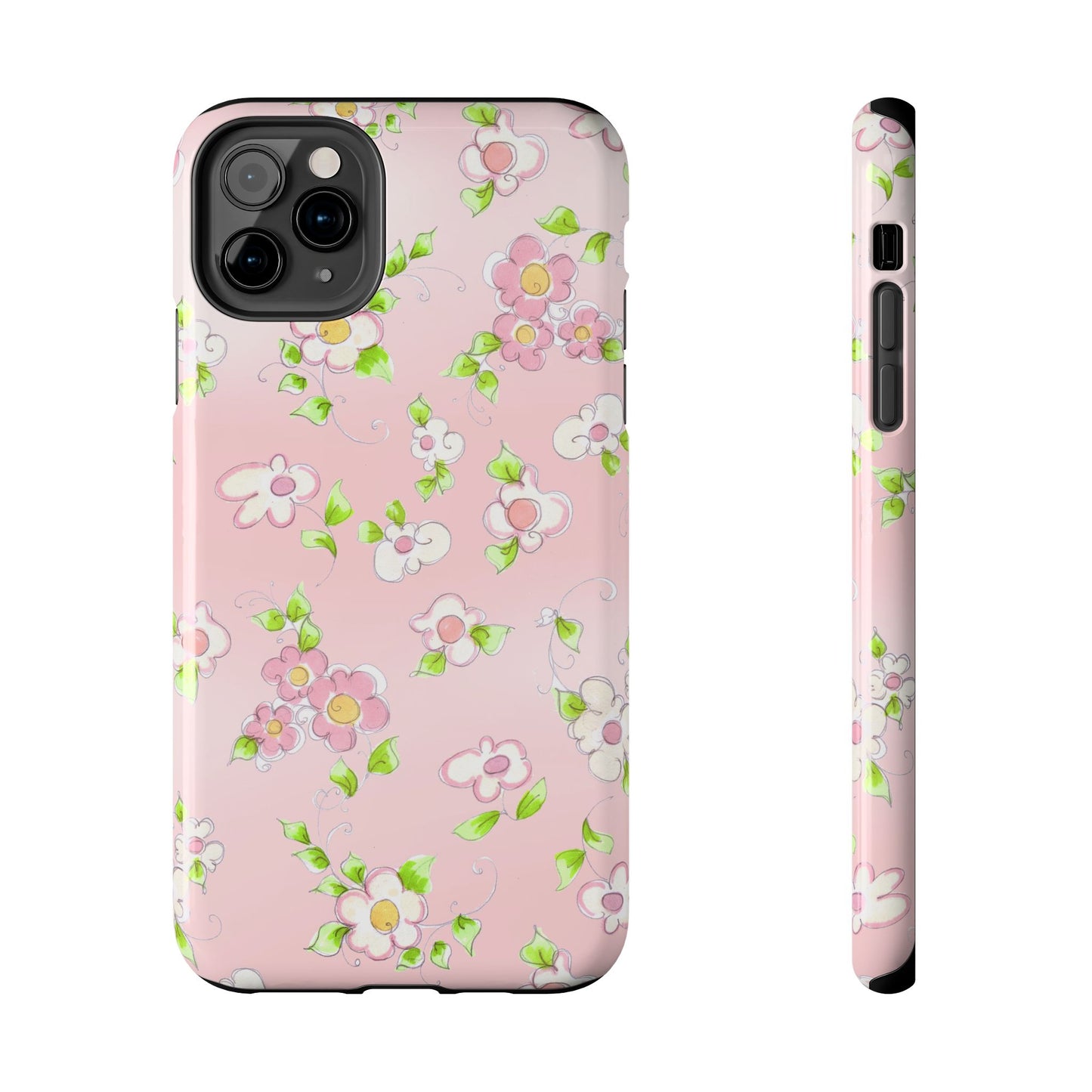 Precious Posies Pink Phone Case