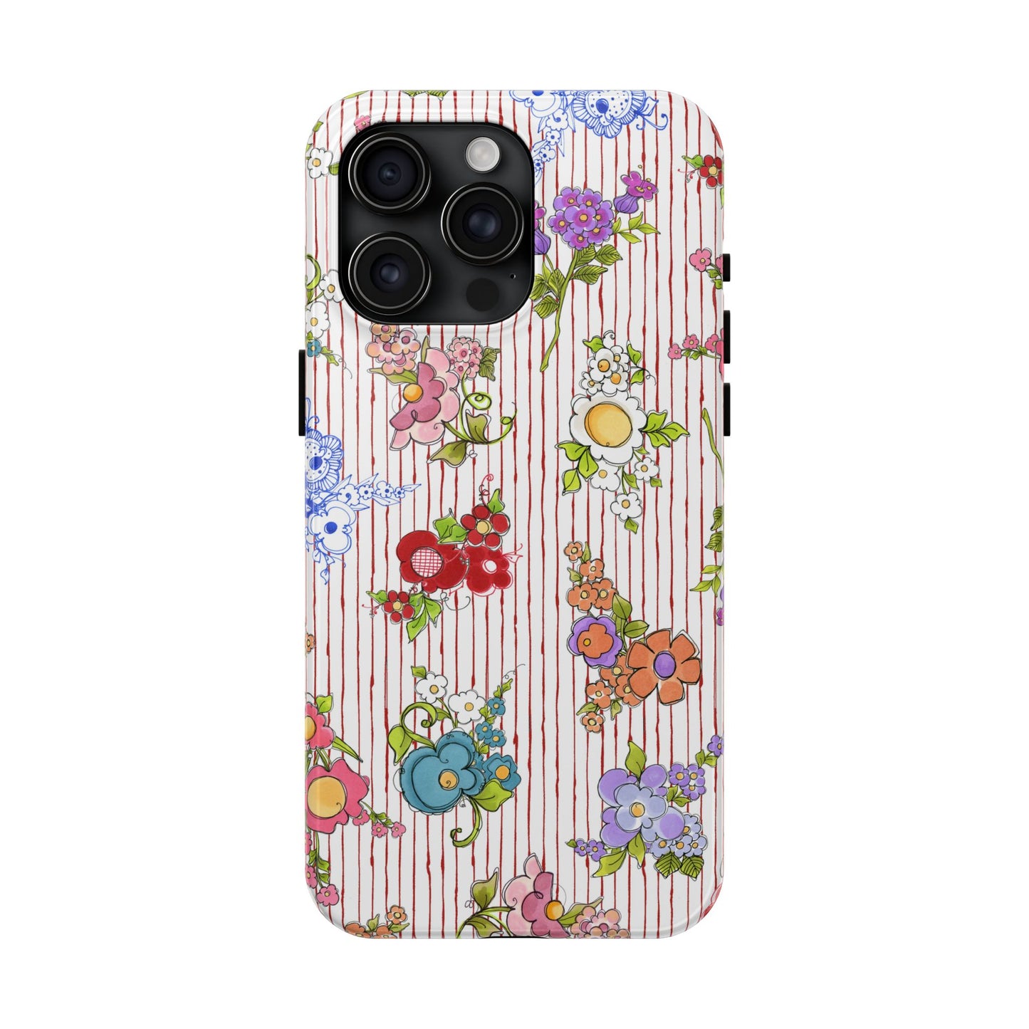 Mixed Bouquets Red / White Phone Case