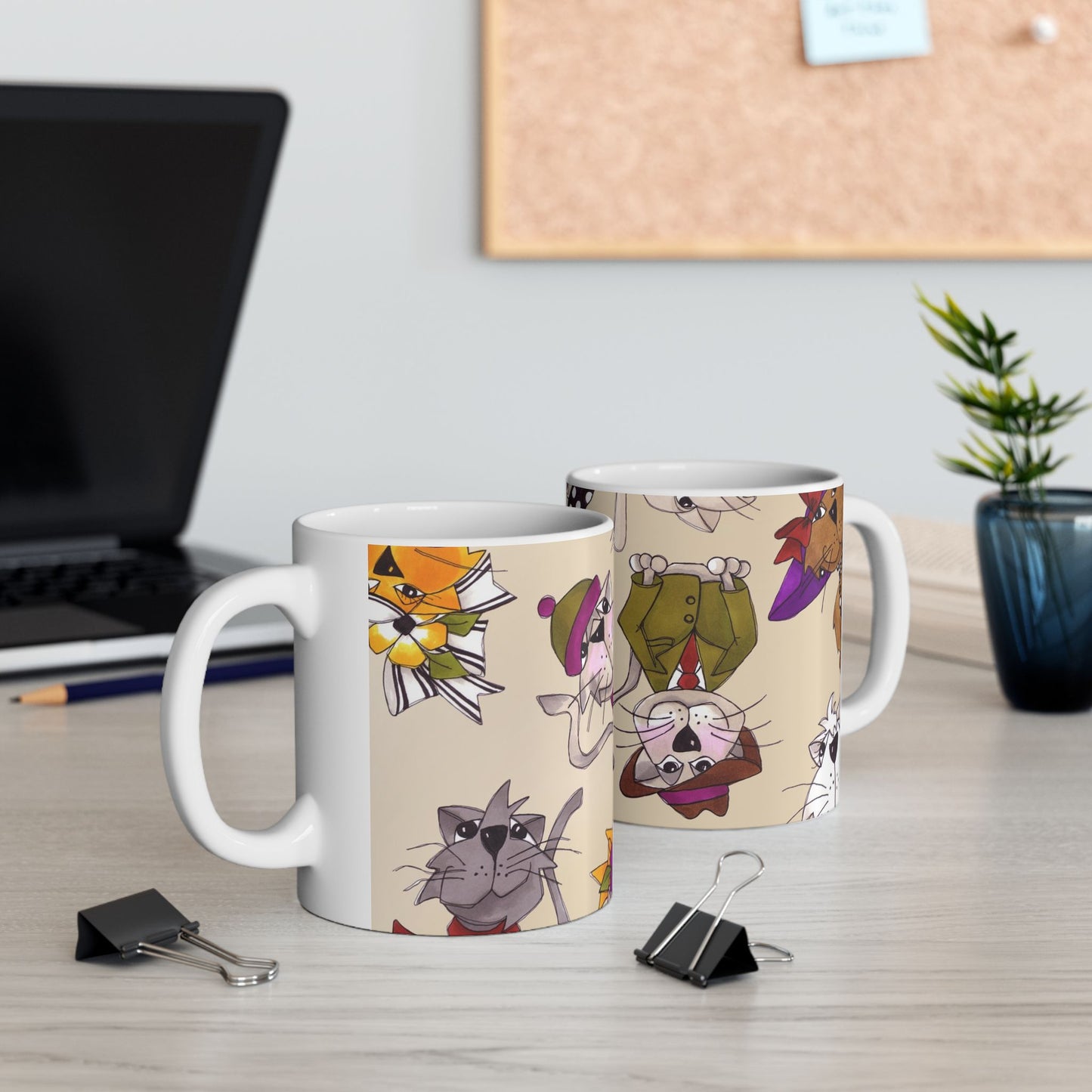 Spice Cats Tossed Muslin Cup