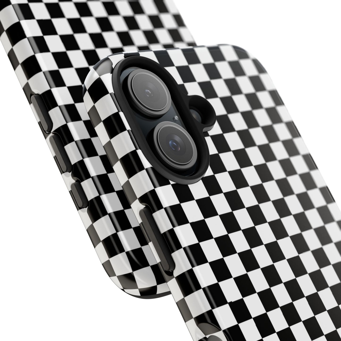 Checkerboard Black / White Phone Case