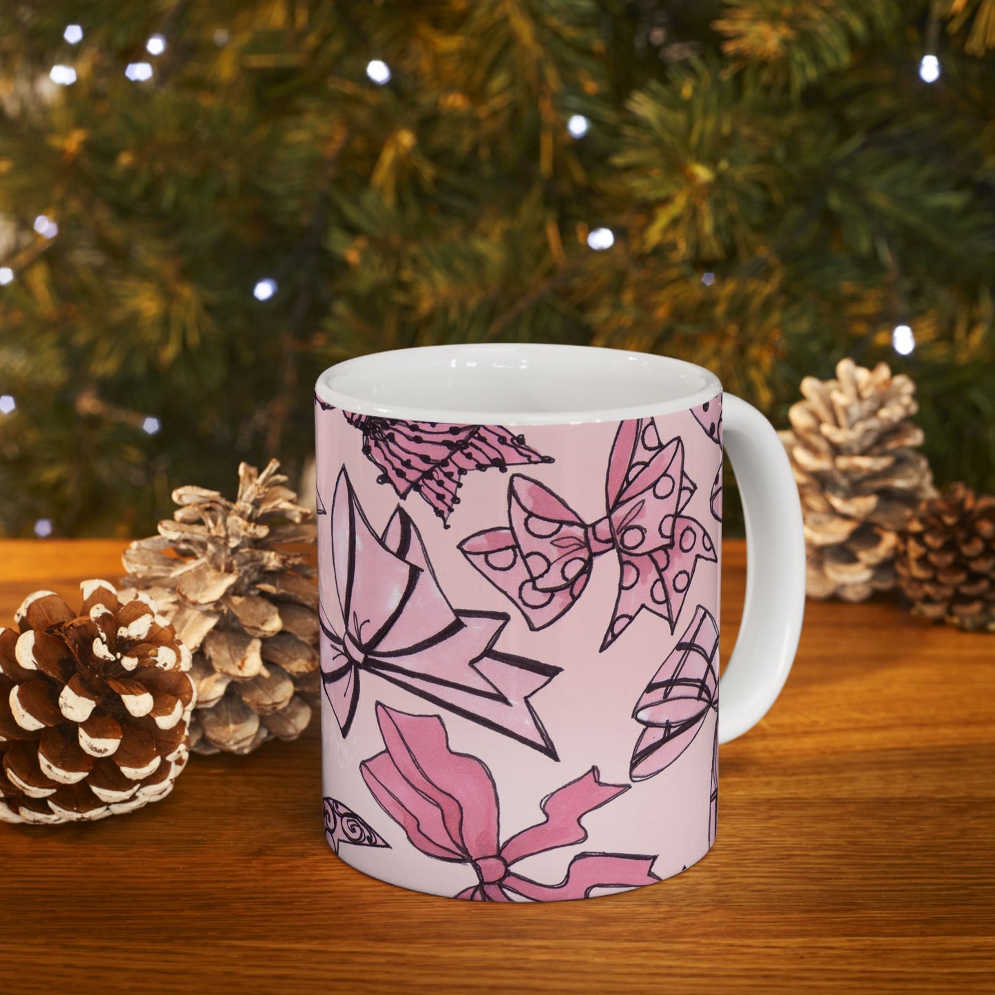 Blushing Bows Pink Sky Cup