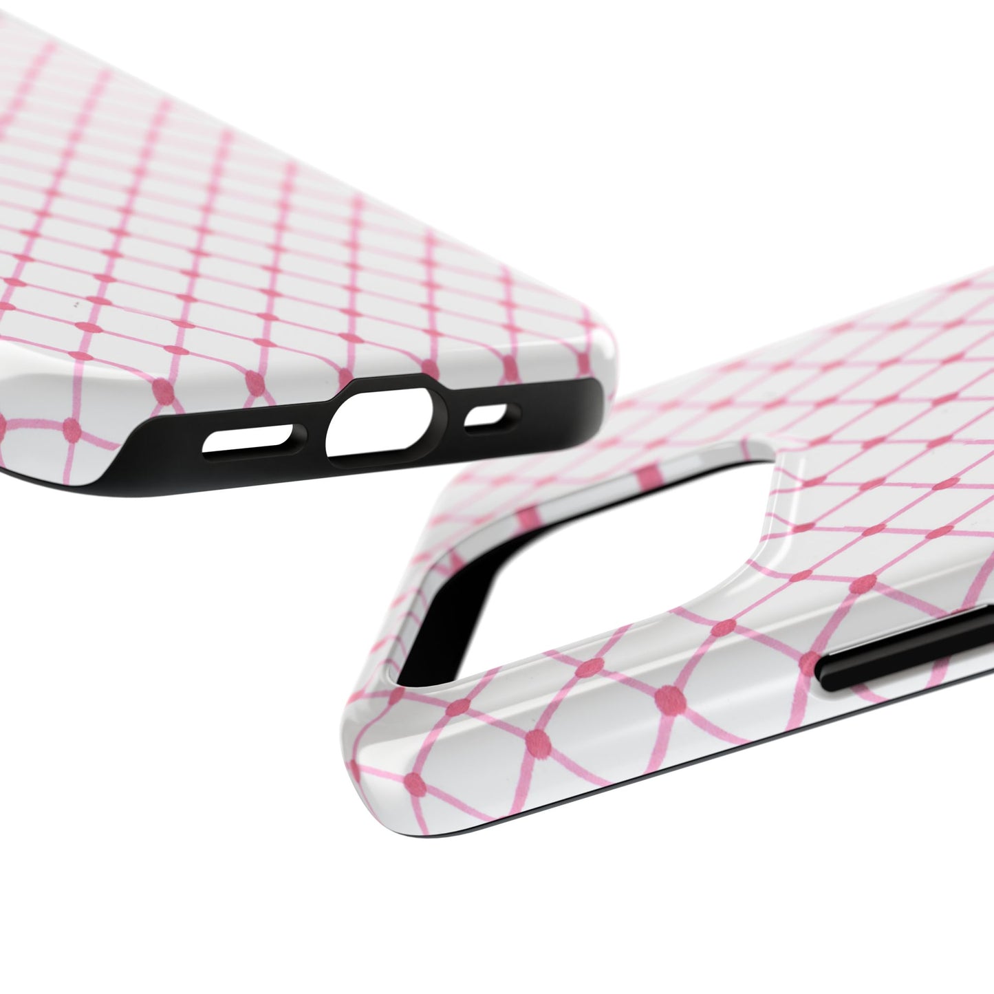 Diamond White / Pink Phone Case