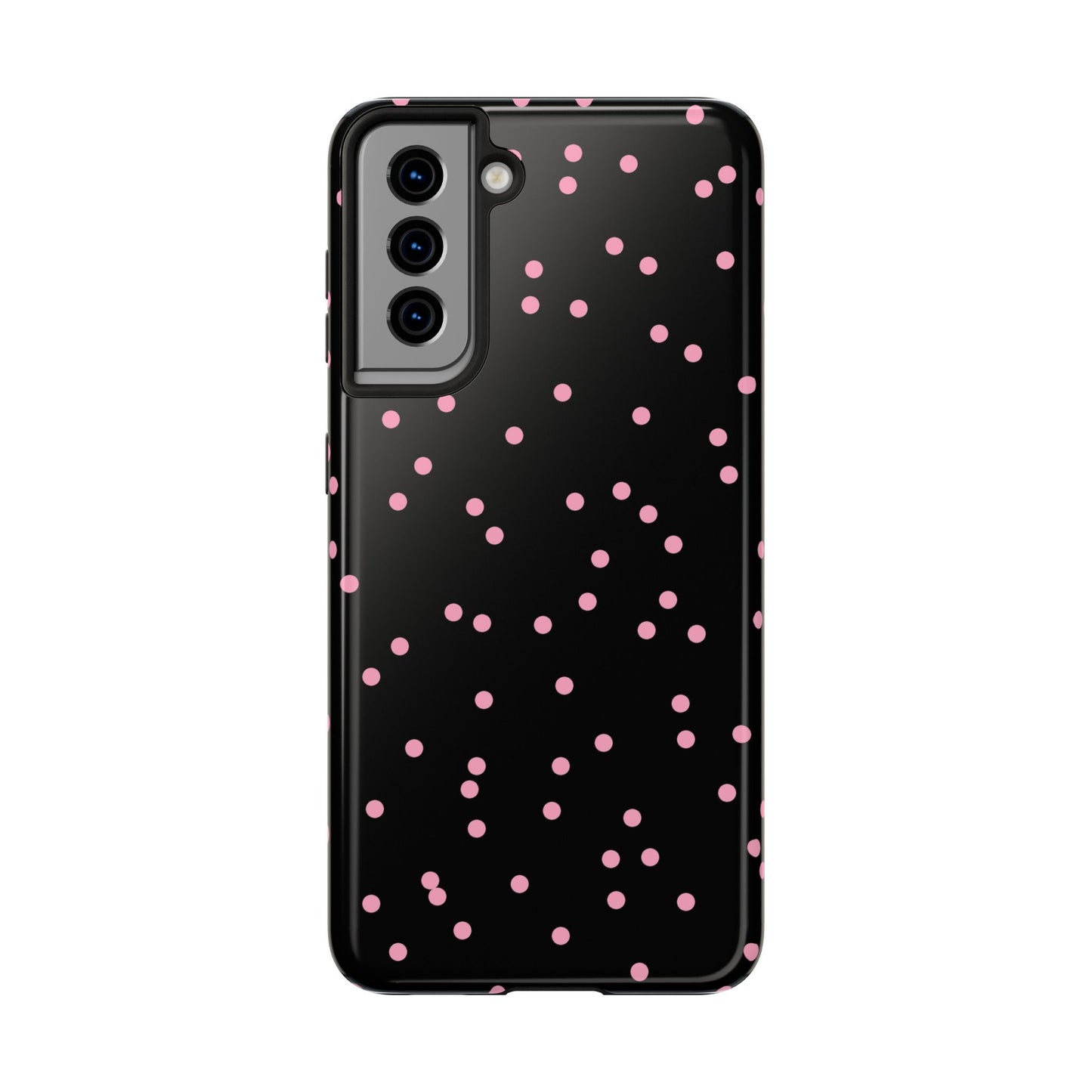 Space Dots Black / Pink Phone Case