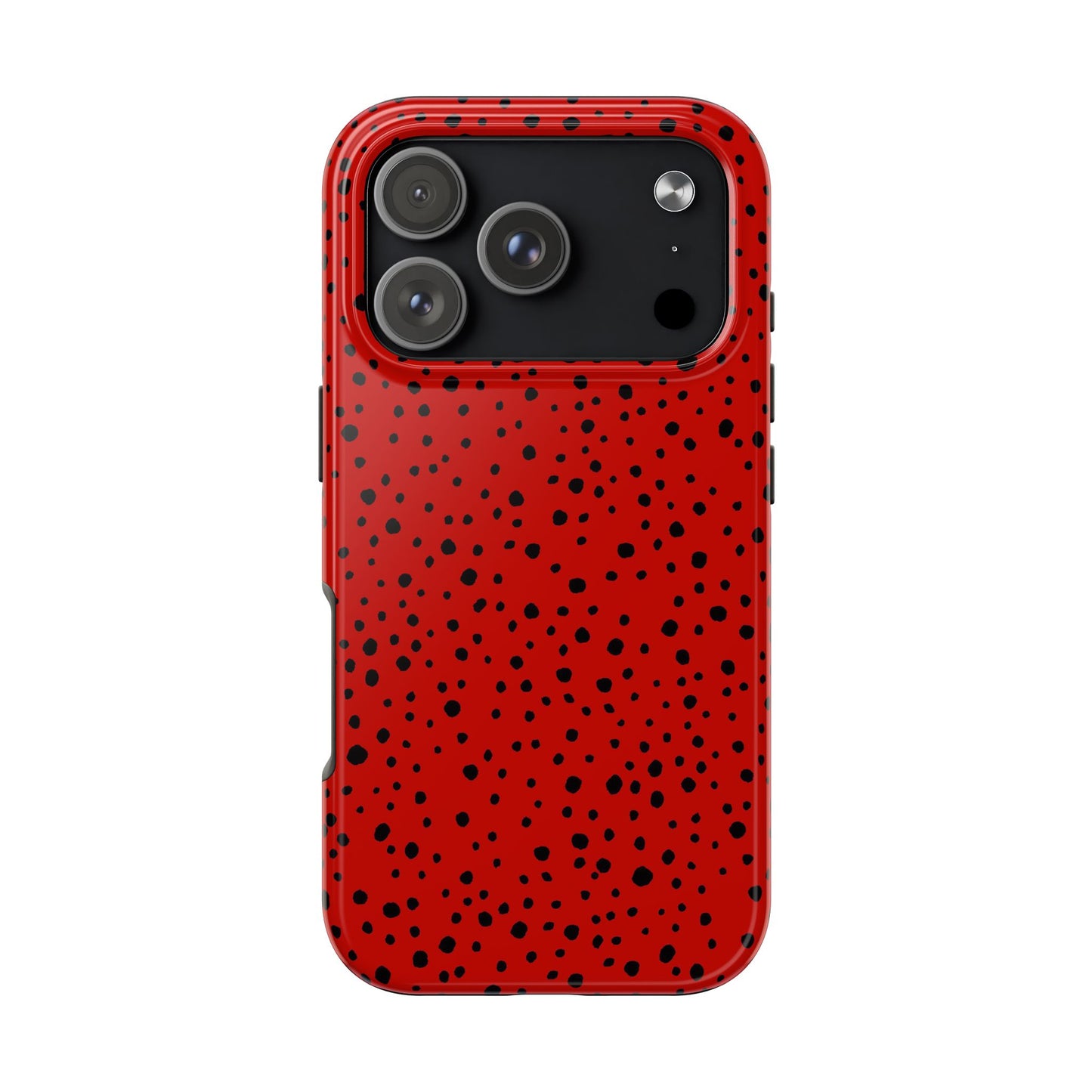 Pepper Dots Red / Black Phone Case