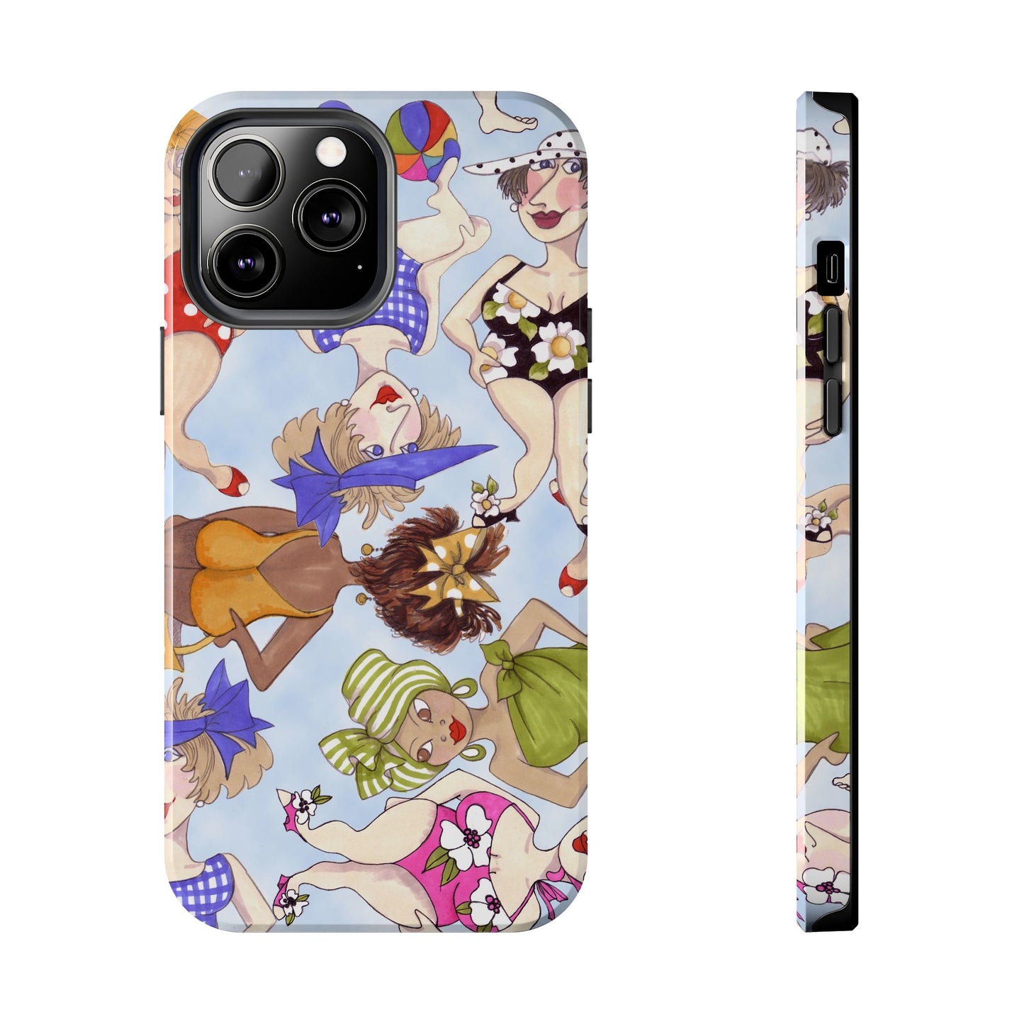 Bathing Beauties Blue Sky Phone Case