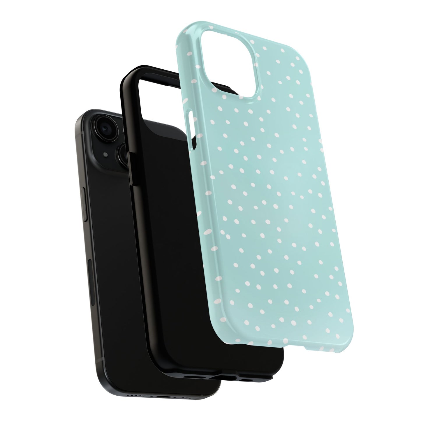 Petite Dots Seafoam / White Phone Case