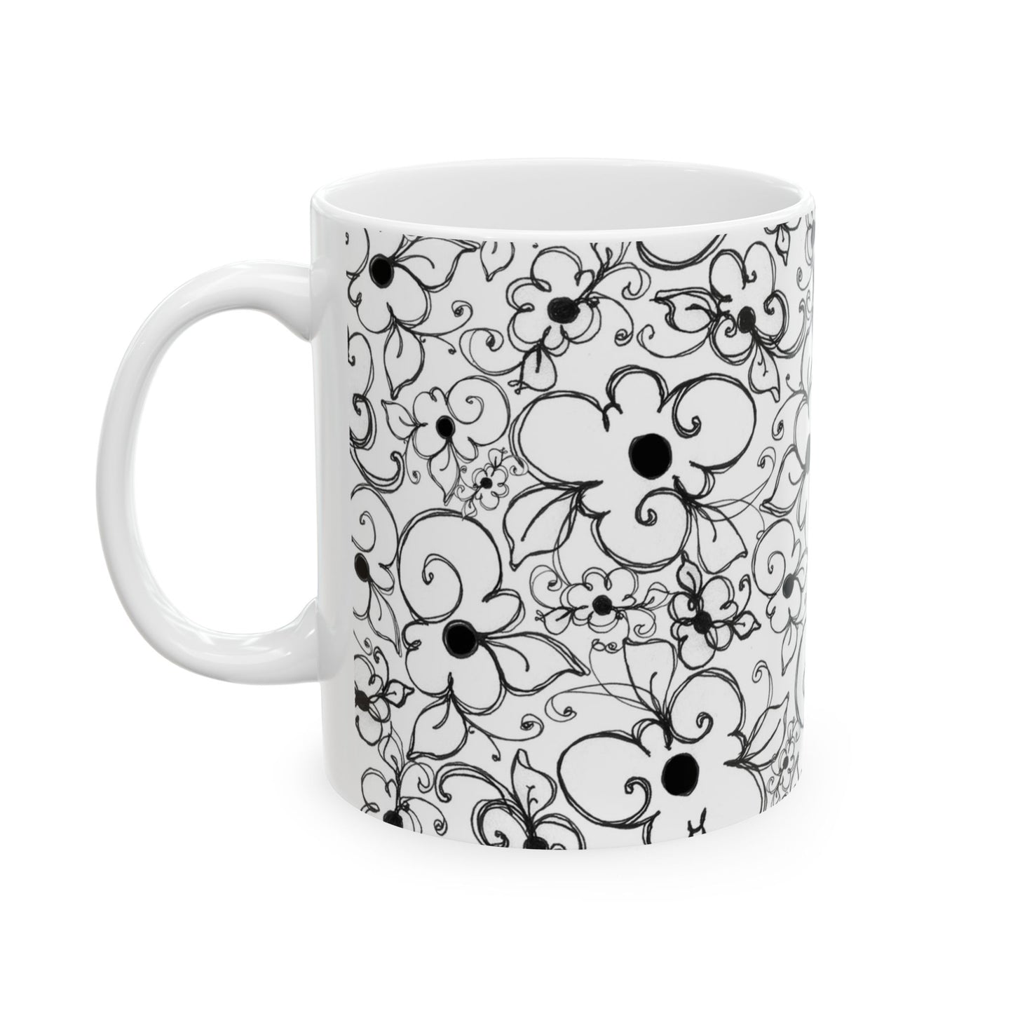 Dog Daisies White Cup