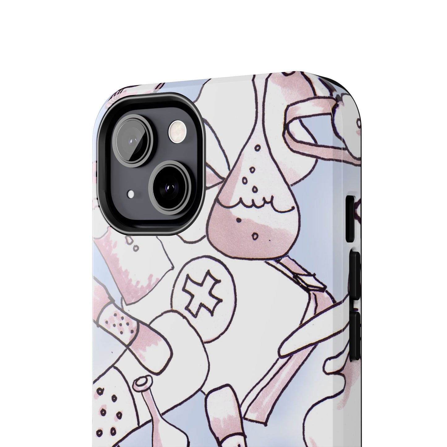 Med Stuff Blue Phone Case