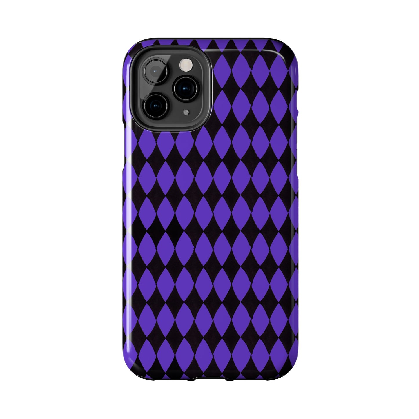 Diamond Purple / Black Phone Case