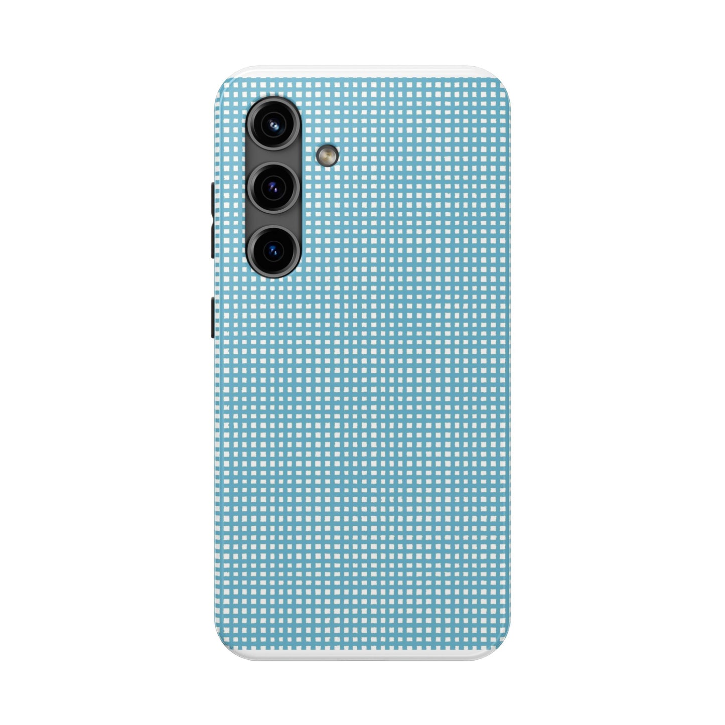 Chipper Check Turquoise Phone Case